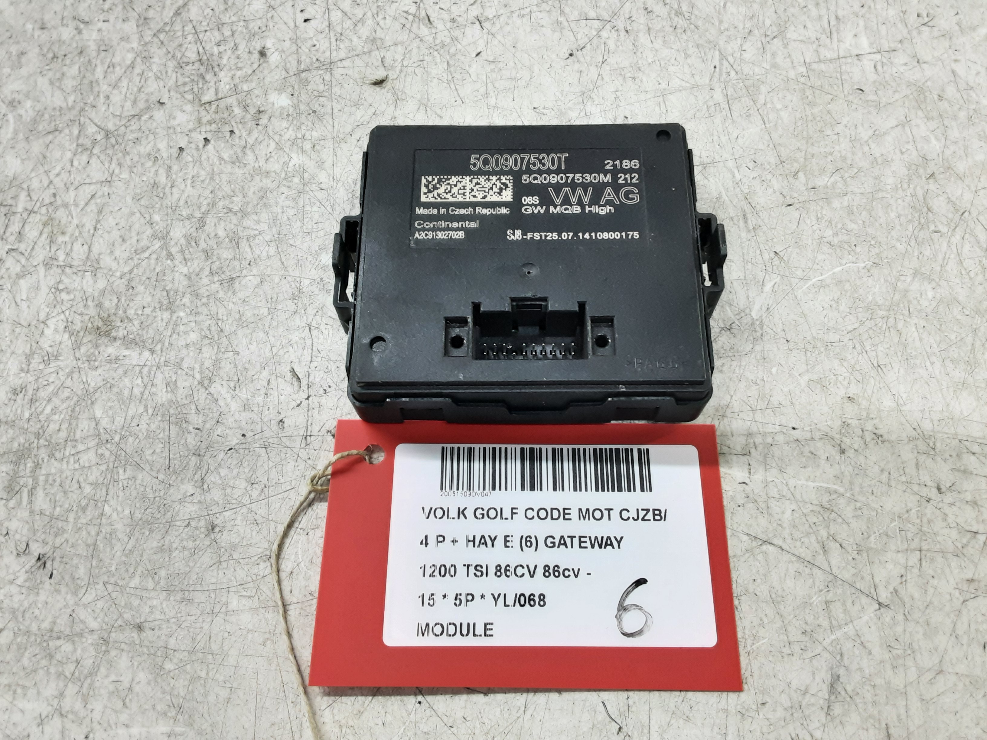 MODULE Vw GOLF VII 11/12 - 17