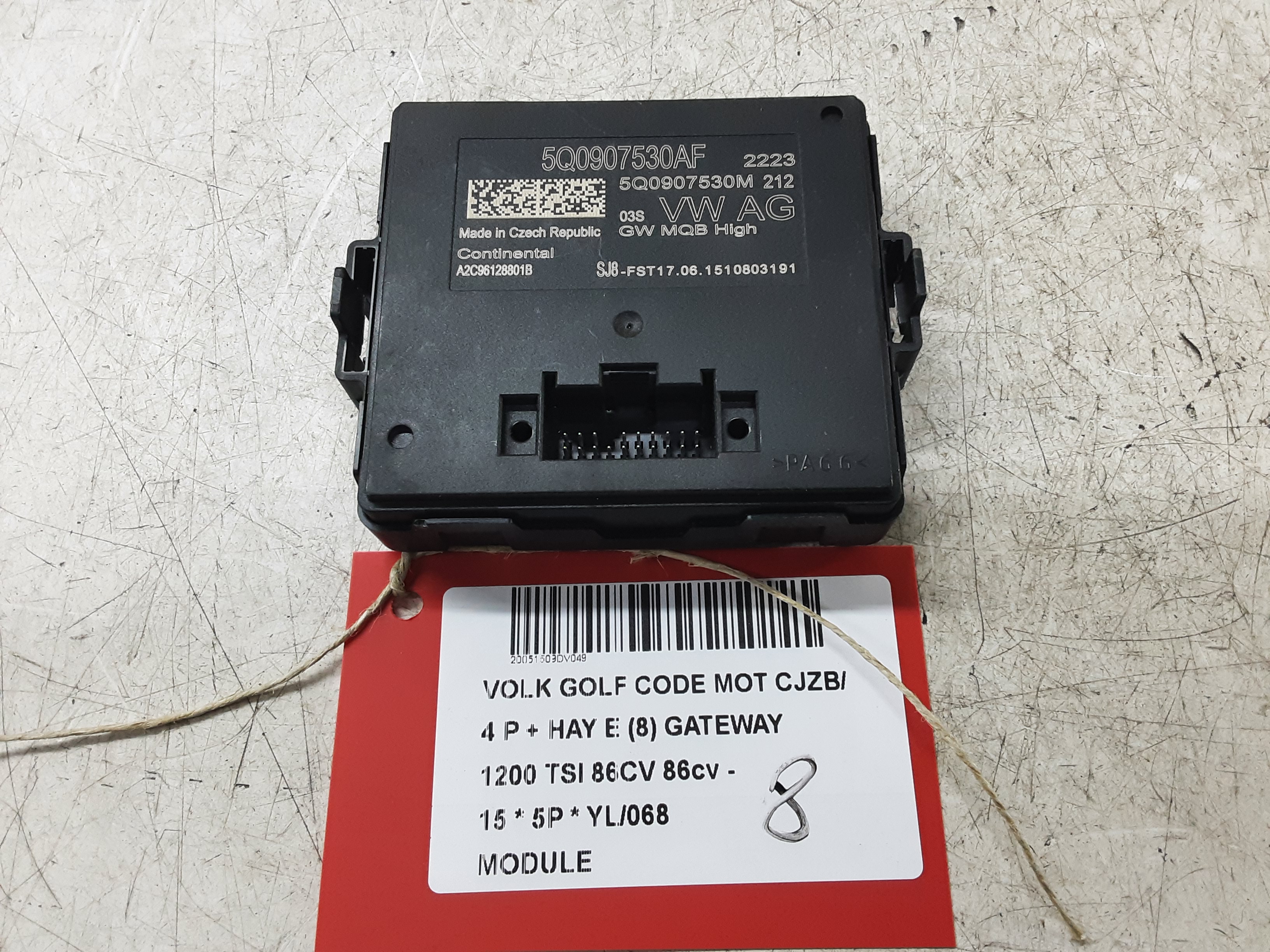 MODULE Vw GOLF VII 11/12 - 17