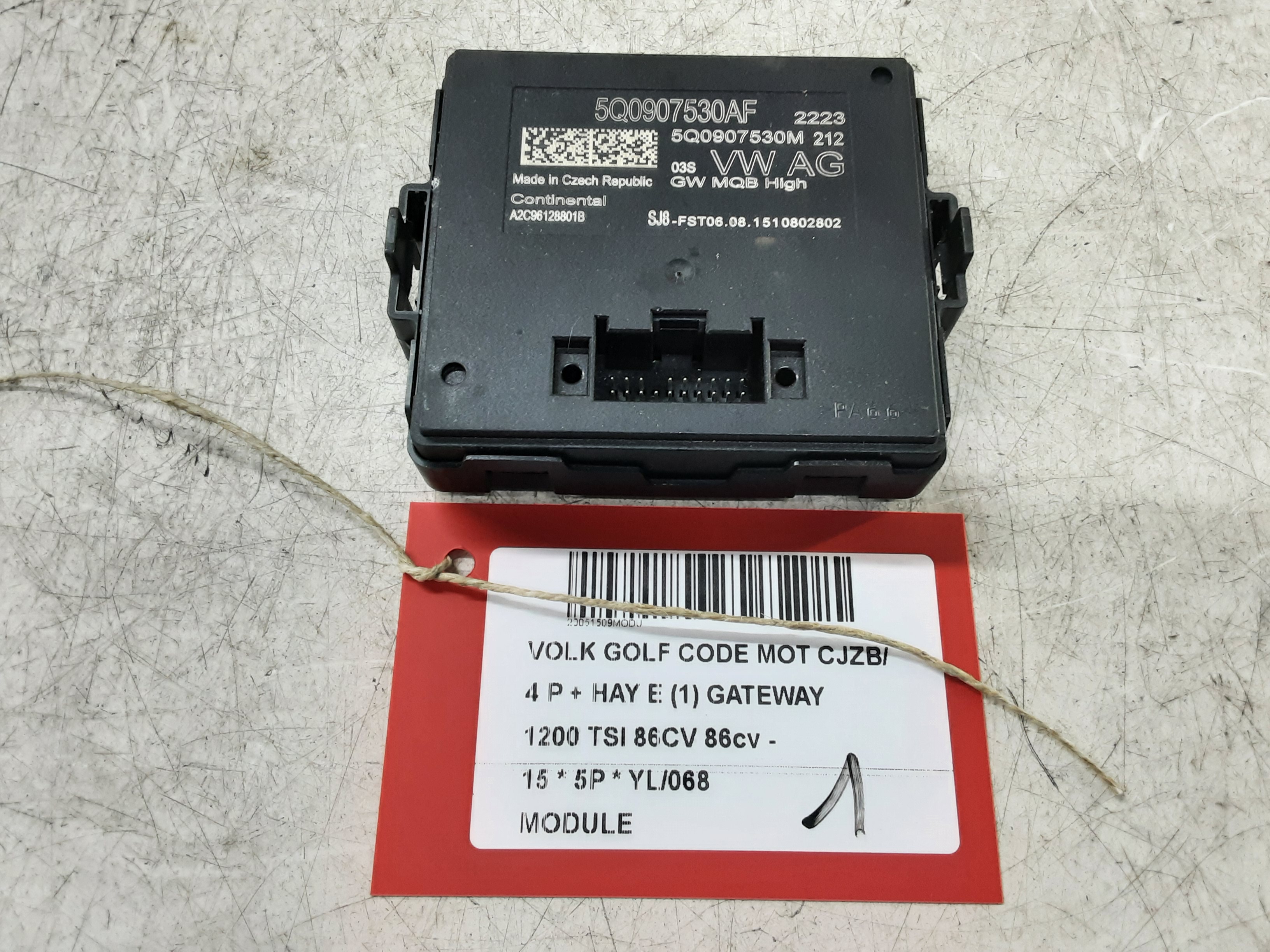 MODULE Vw GOLF VII 11/12 - 17