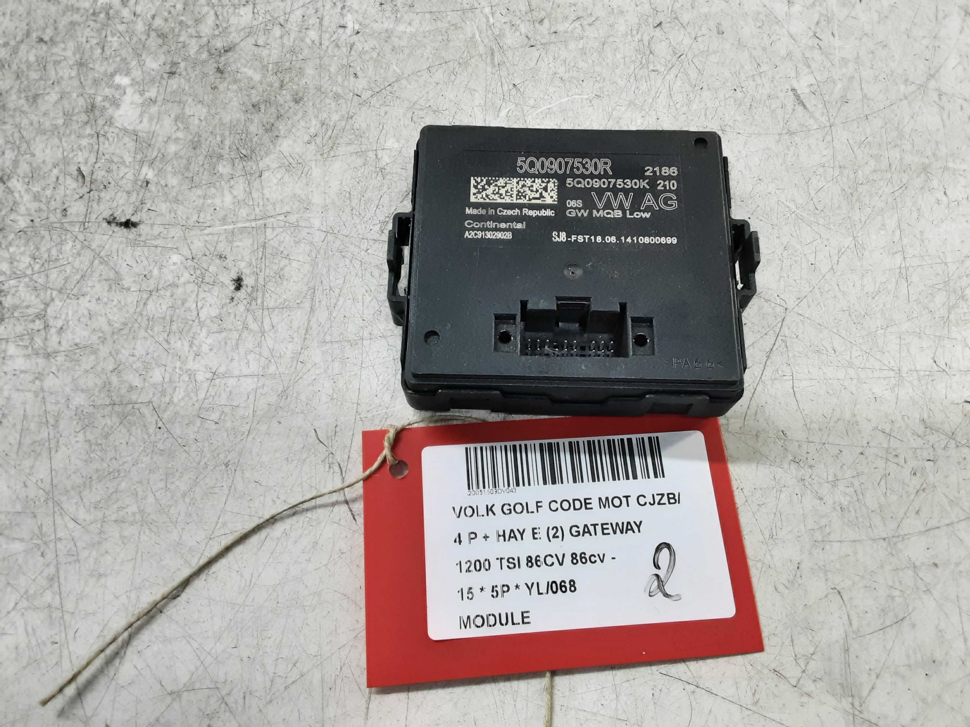 MODULE Vw GOLF VII 11/12 - 17