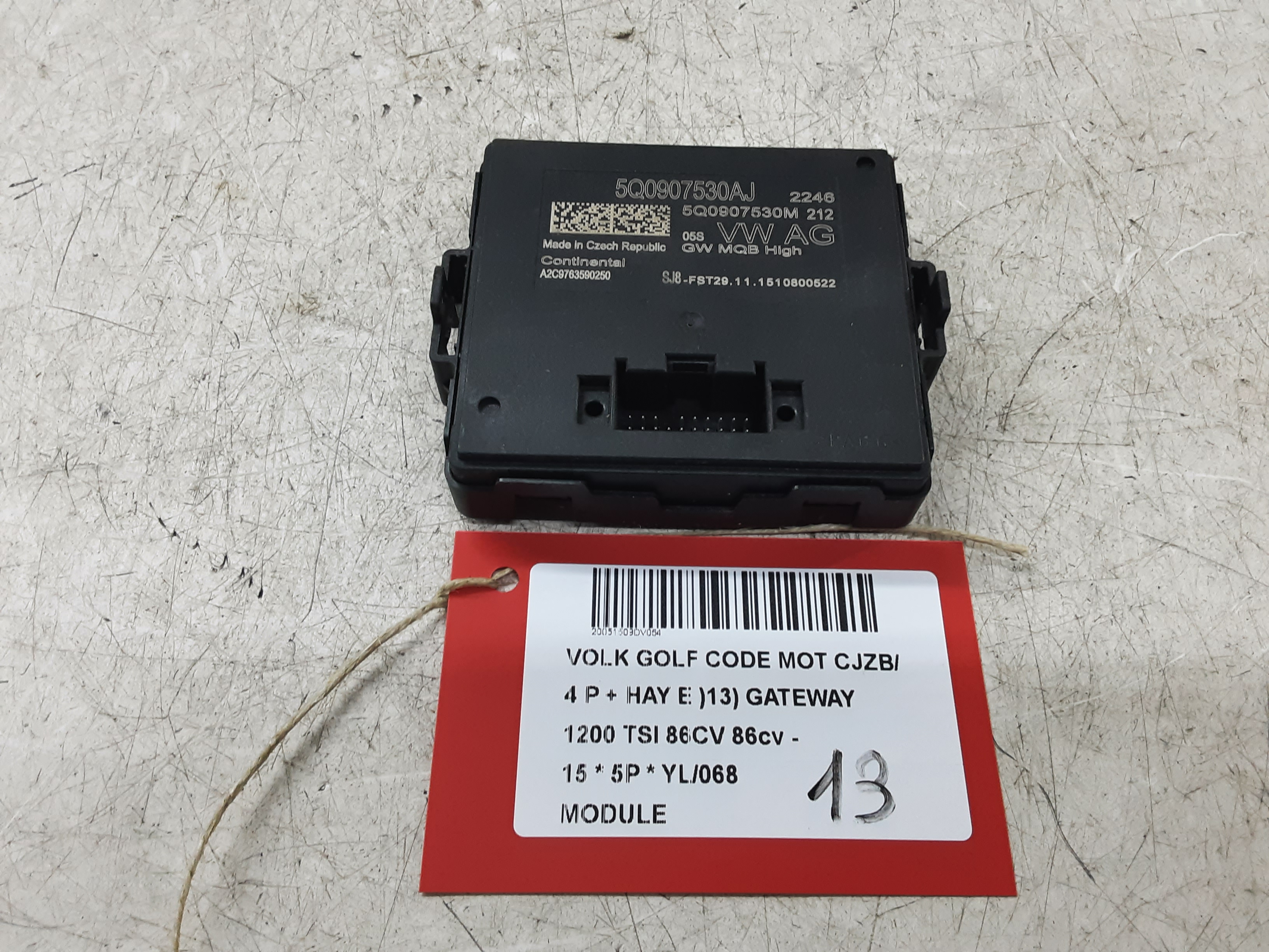 MODULE Vw GOLF VII 11/12 - 17