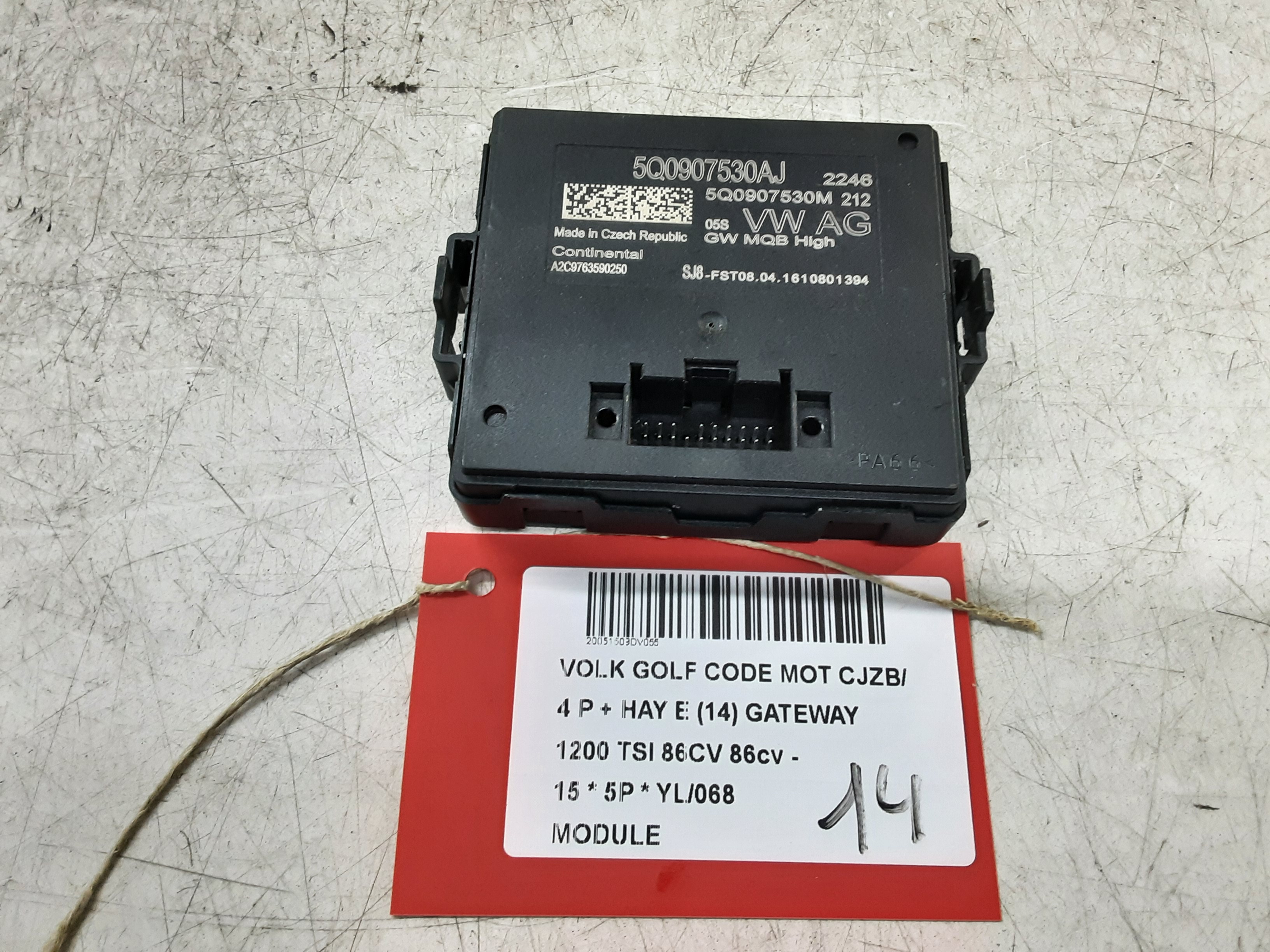 MODULE Vw GOLF VII 11/12 - 17