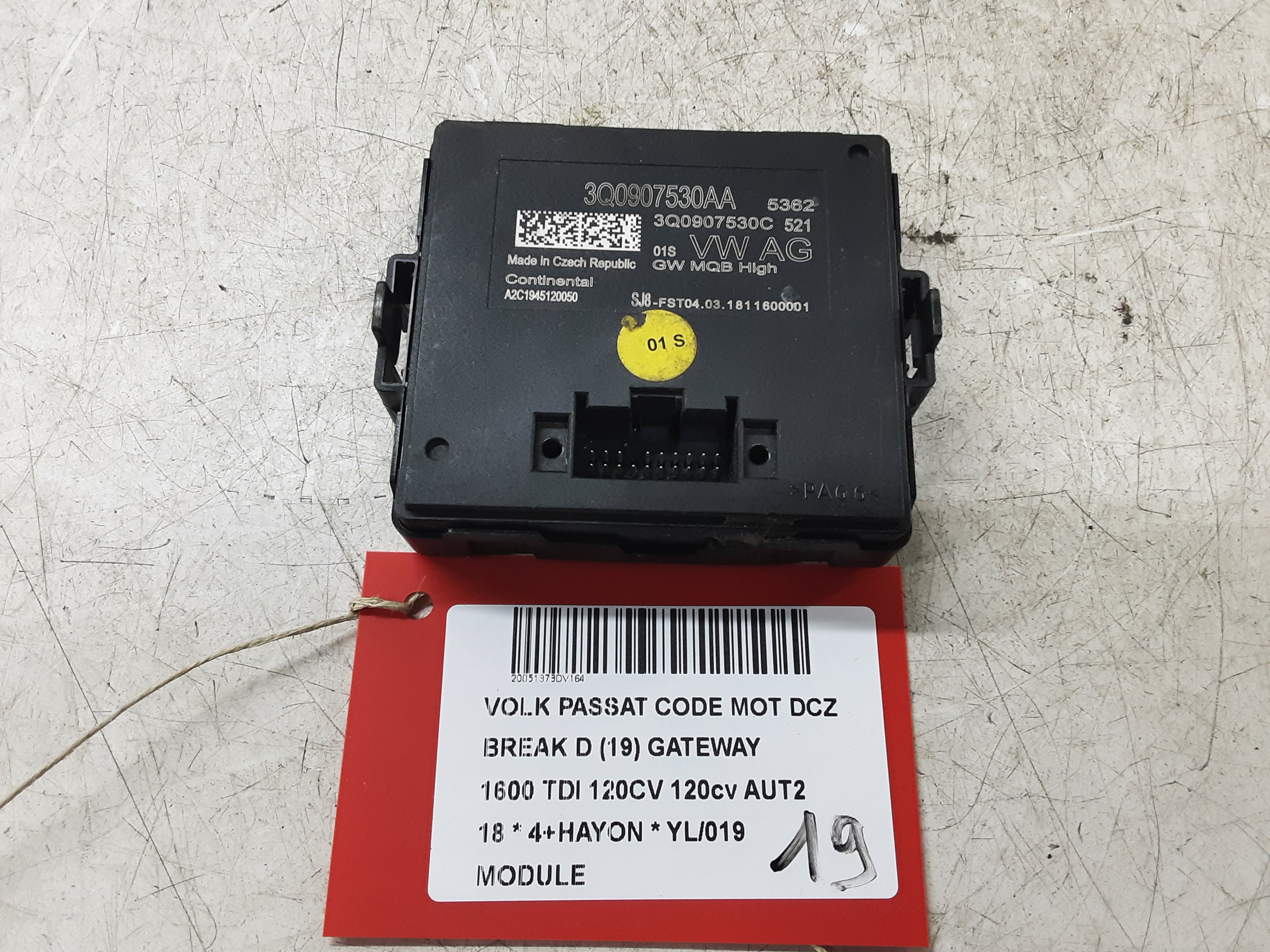 MODULE Vw PASSAT 11/14 - 19