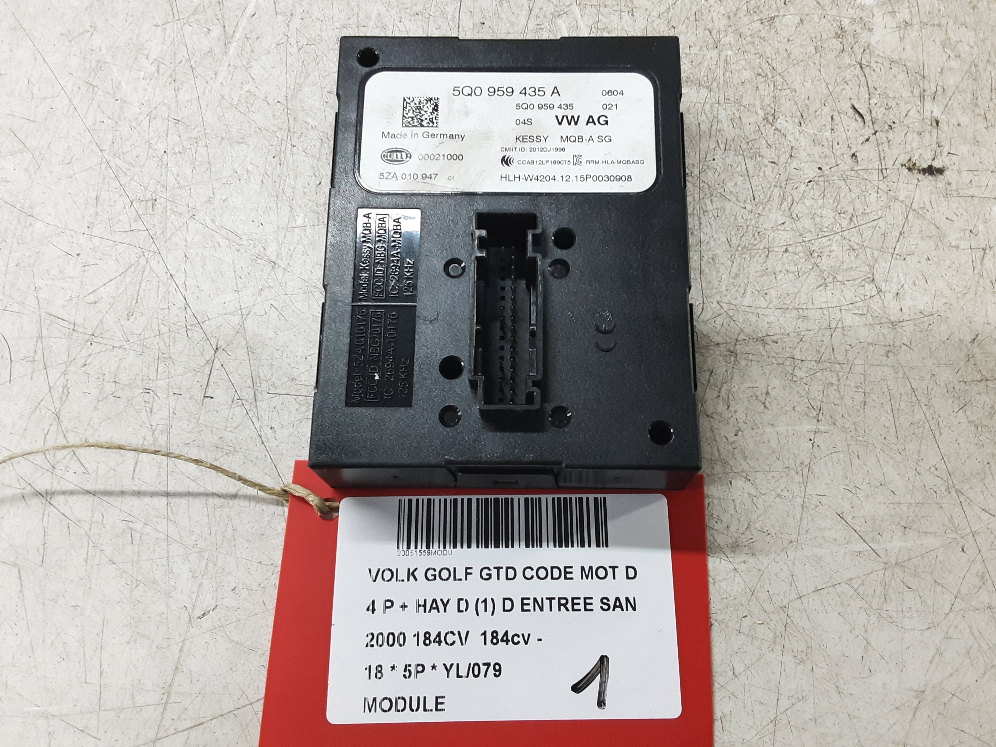 MODULE Vw GOLF VII 1/17 - 2/20 FaceLift MODULE Vw GOLF VII 1/17 - 2/20 FaceLift