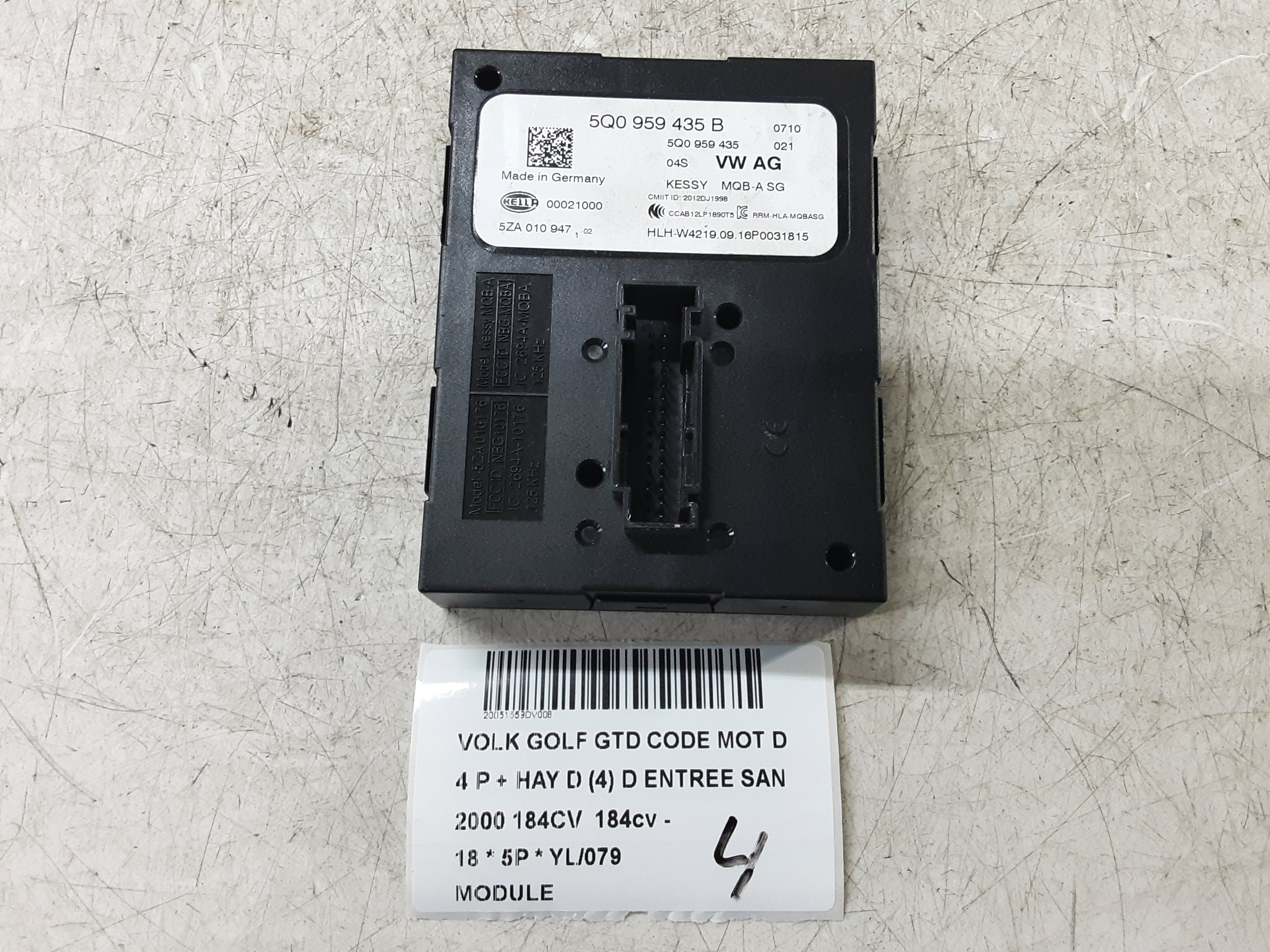 MODULE Vw GOLF VII 1/17 - 2/20 FaceLift MODULE Vw GOLF VII 1/17 - 2/20 FaceLift