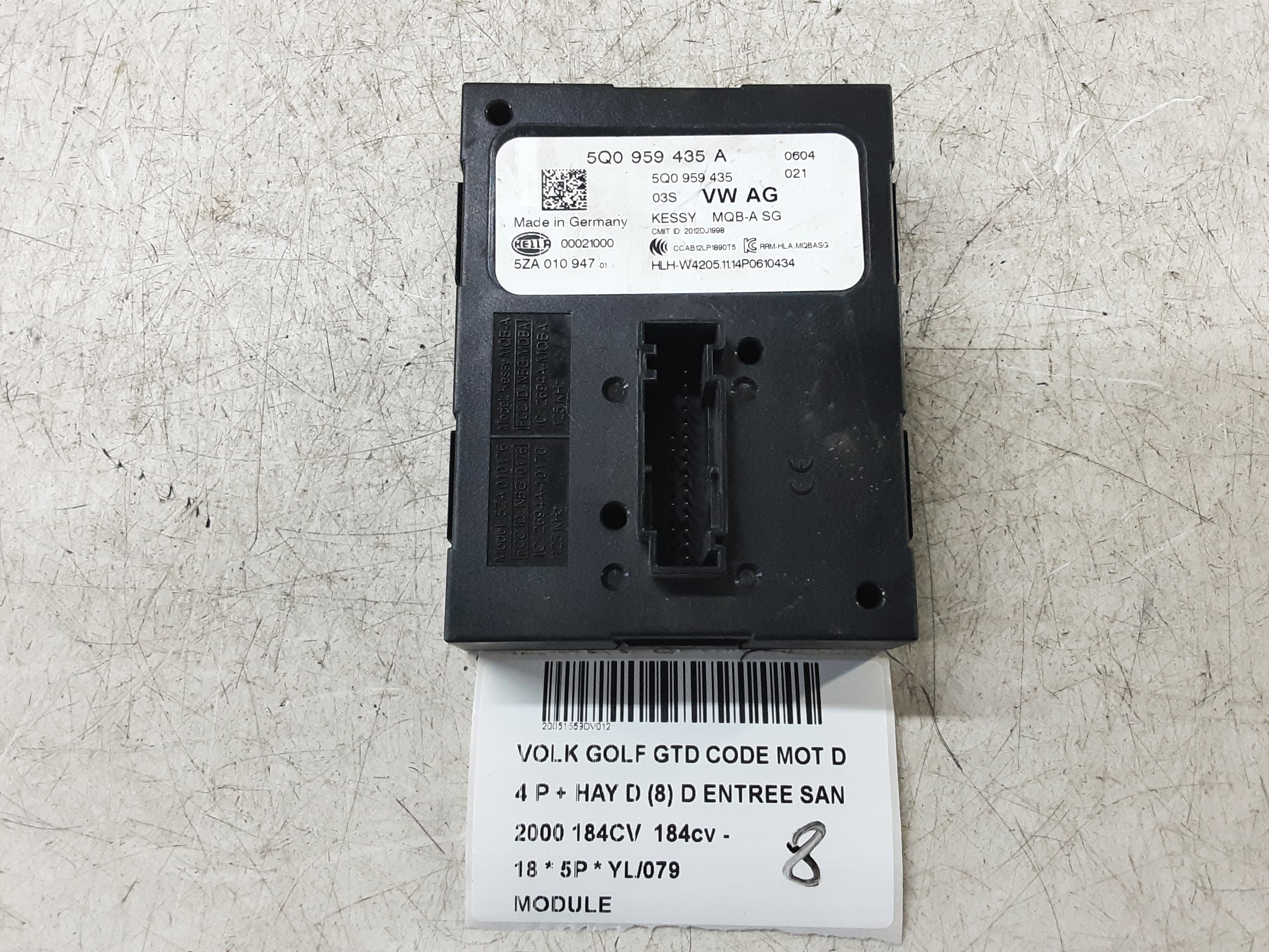 MODULE Vw GOLF VII 1/17 - 2/20 FaceLift