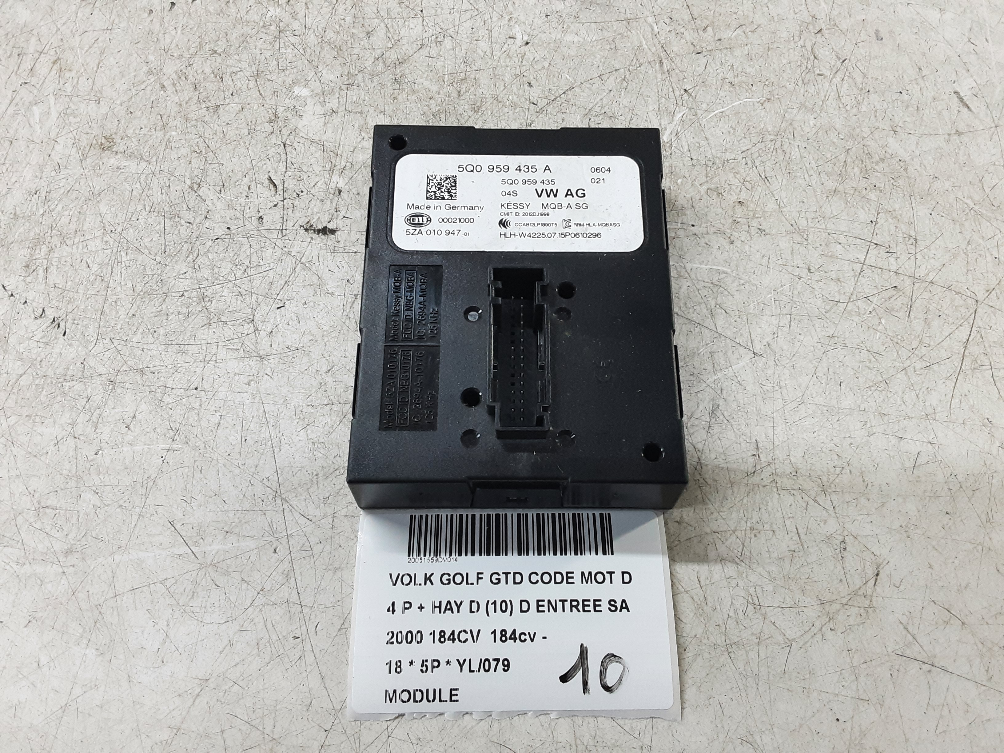 MODULE Vw GOLF VII 1/17 - 2/20 FaceLift MODULE Vw GOLF VII 1/17 - 2/20 FaceLift