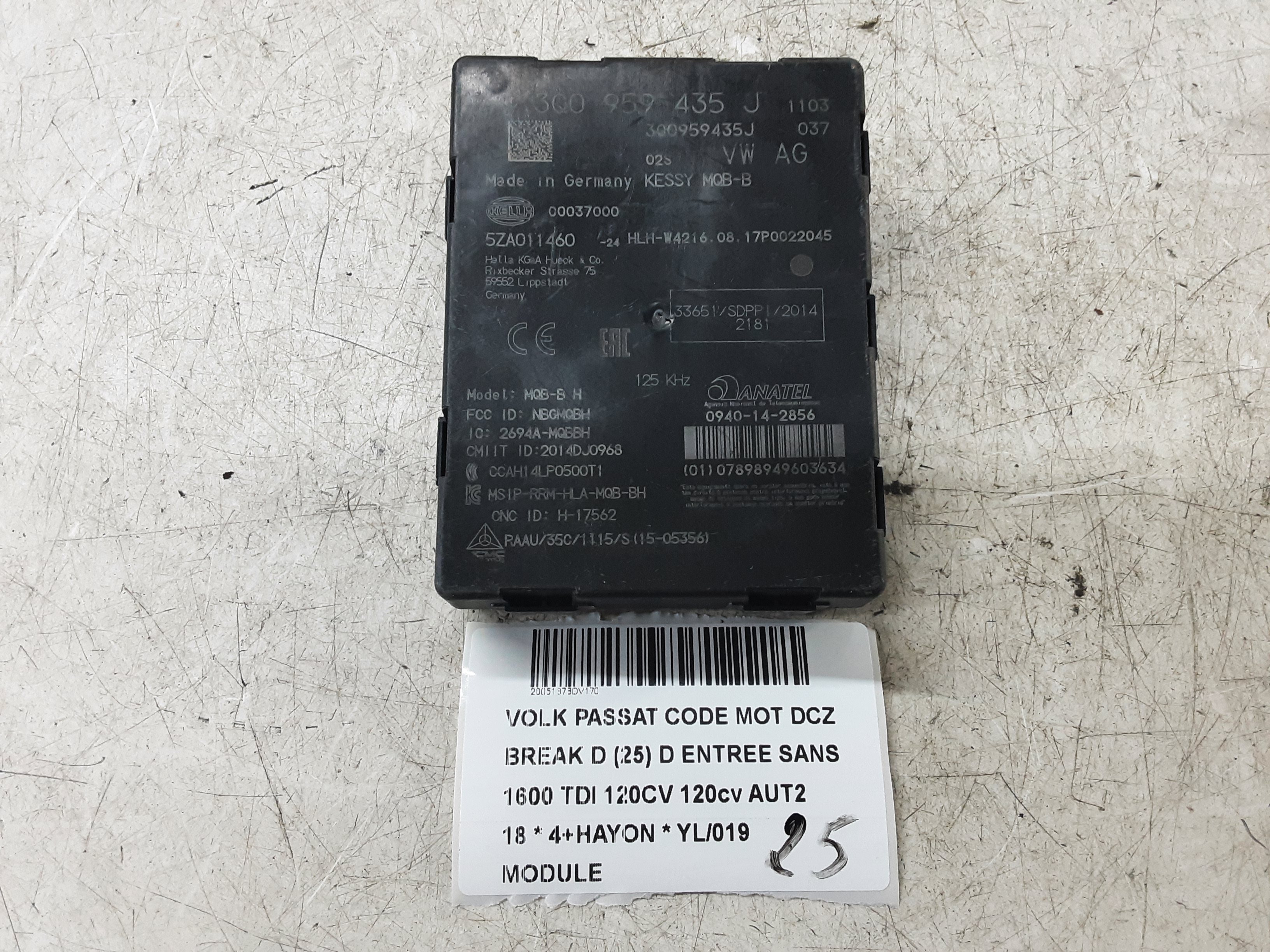 MODULE Vw PASSAT 11/14 - 19