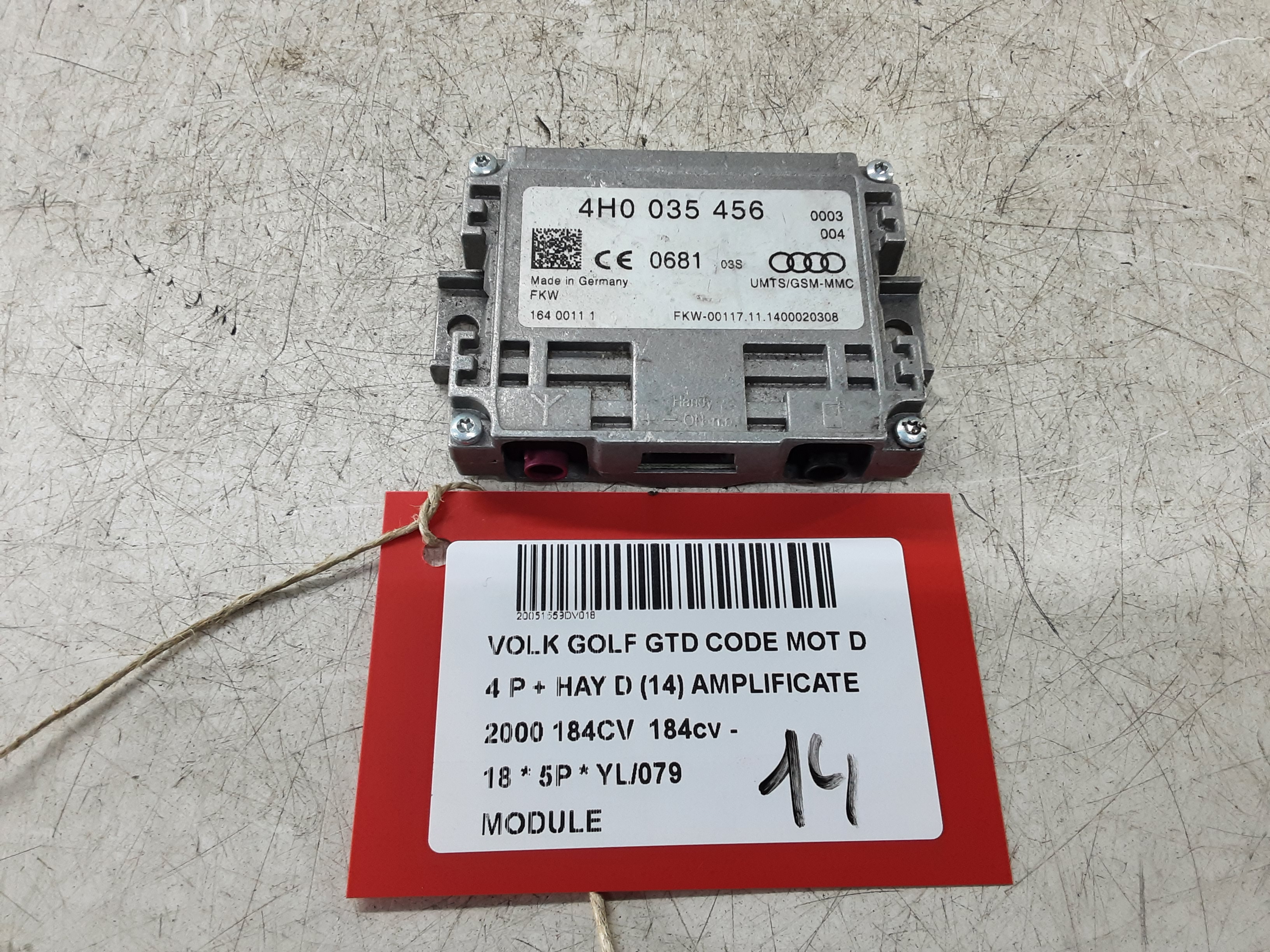 MODULE Vw GOLF VII 1/17 - 2/20 FaceLift