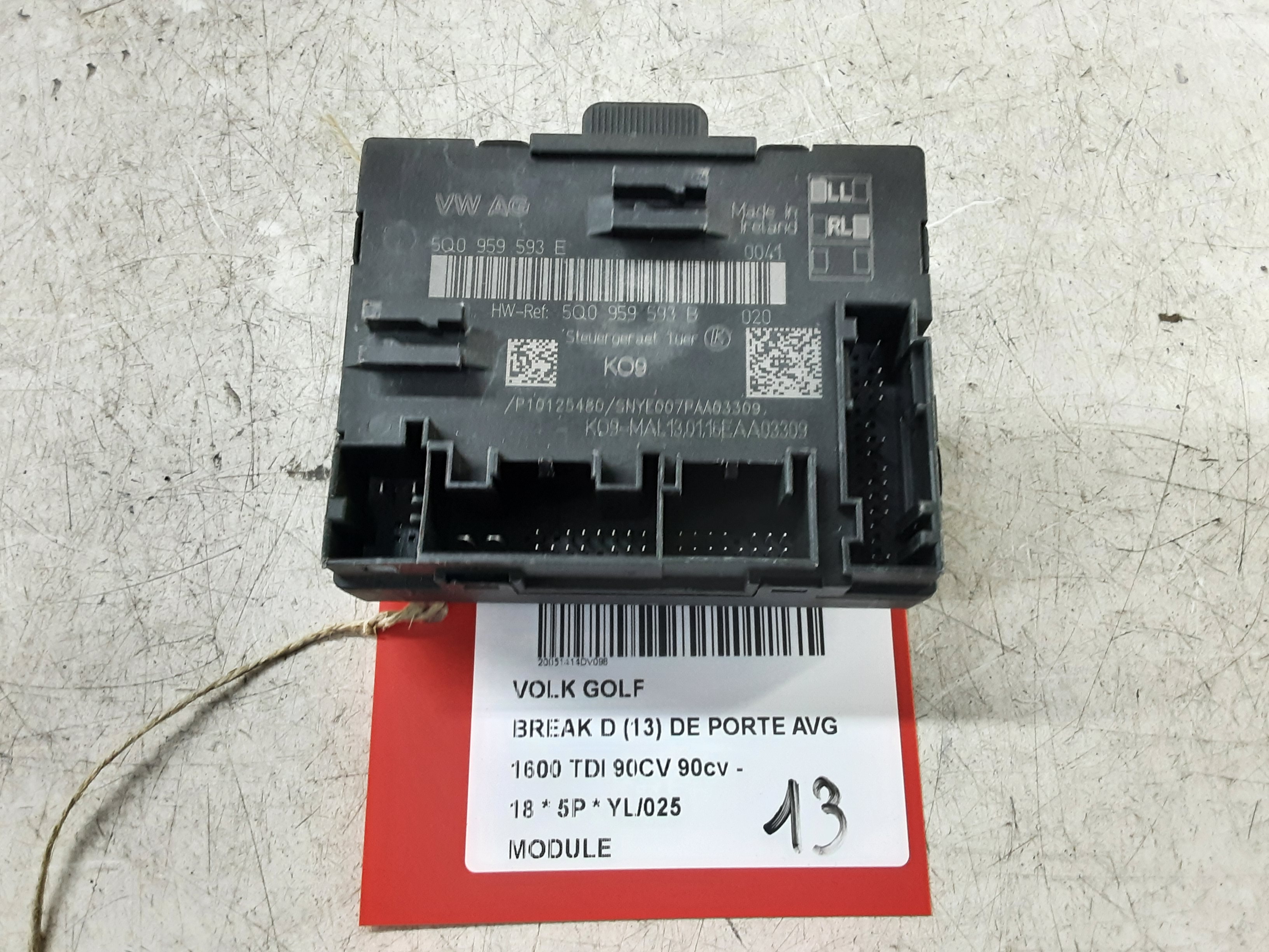 MODULE Vw GOLF VII 1/17 - 2/20 FaceLift