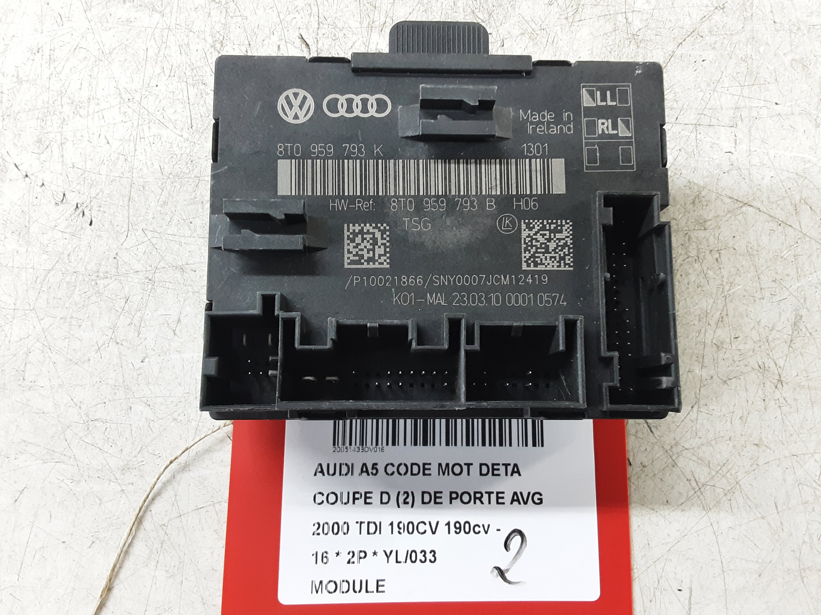 MODULE Audi A5 COUPE 5/16+