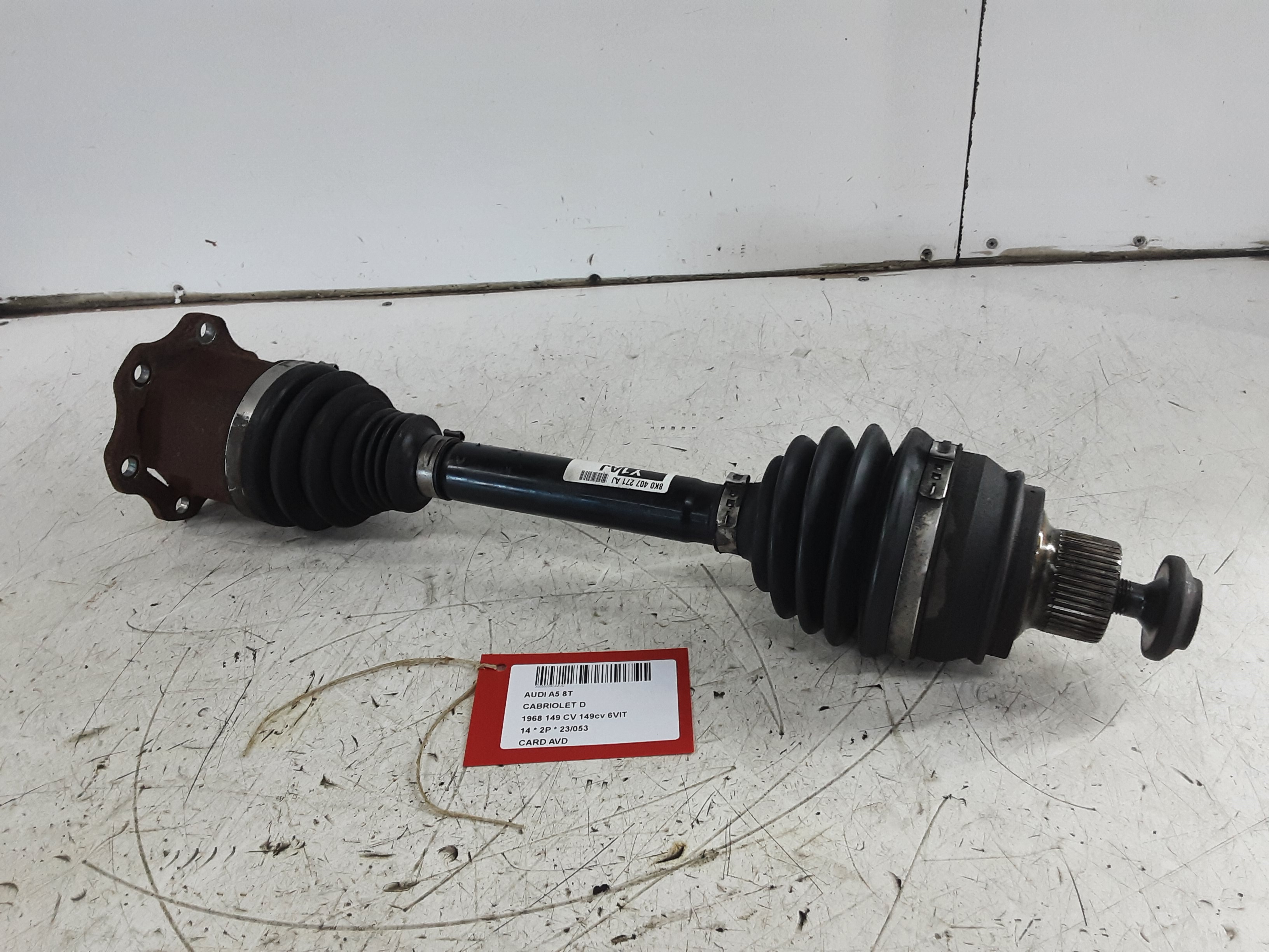 CARDAN AVANT DROIT Audi A5 CABRIO 8/11 - 12/16