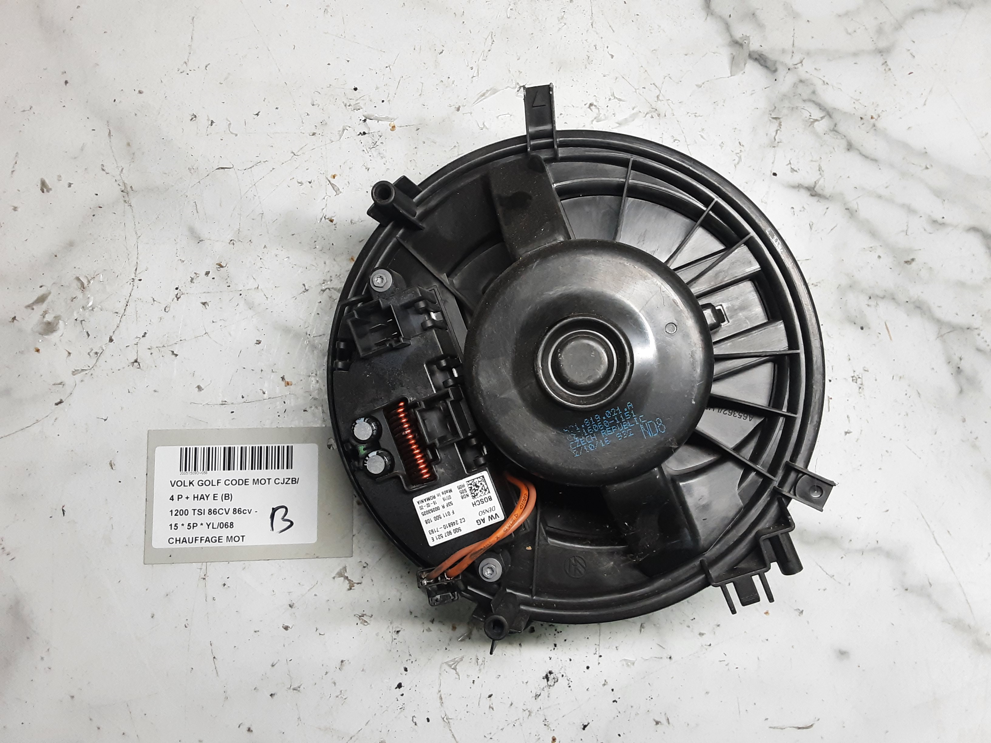 MOT VERWARMING Vw GOLF VII 11/12 - 17