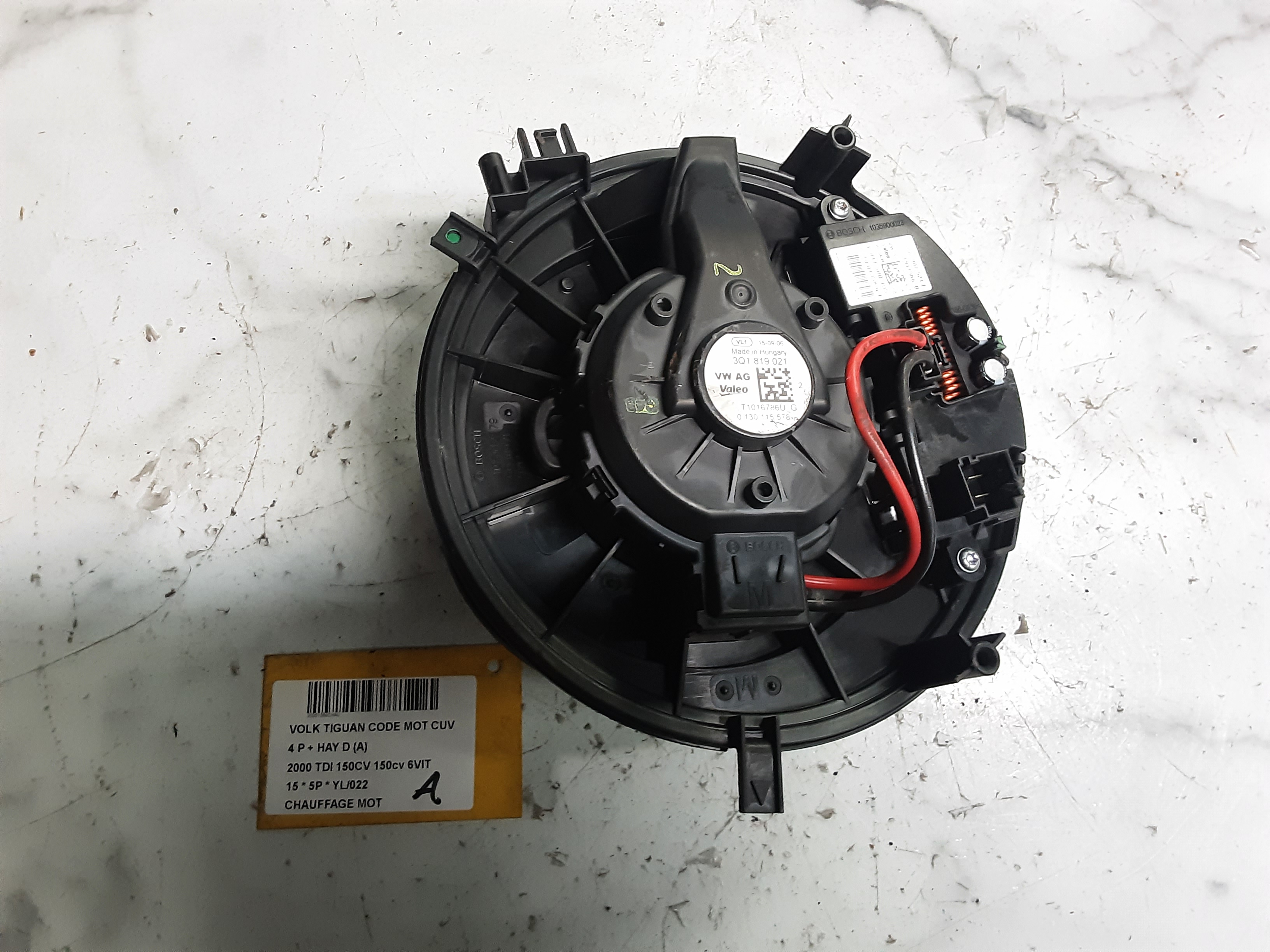 MOT VERWARMING Vw TIGUAN (2) 07/11 - 16