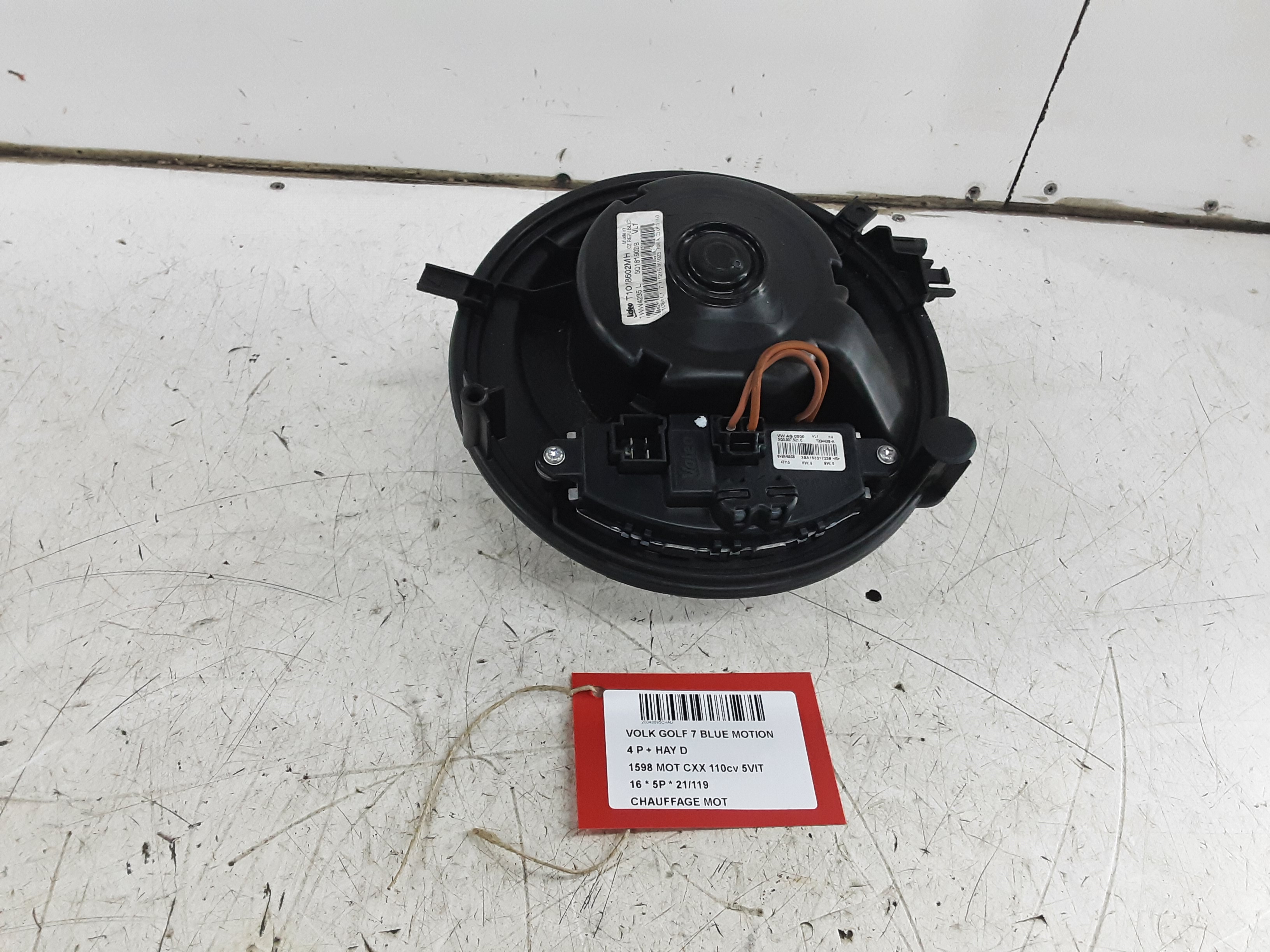 MOTEUR DE CHAUFFAGE Vw GOLF VII 11/12 - 17