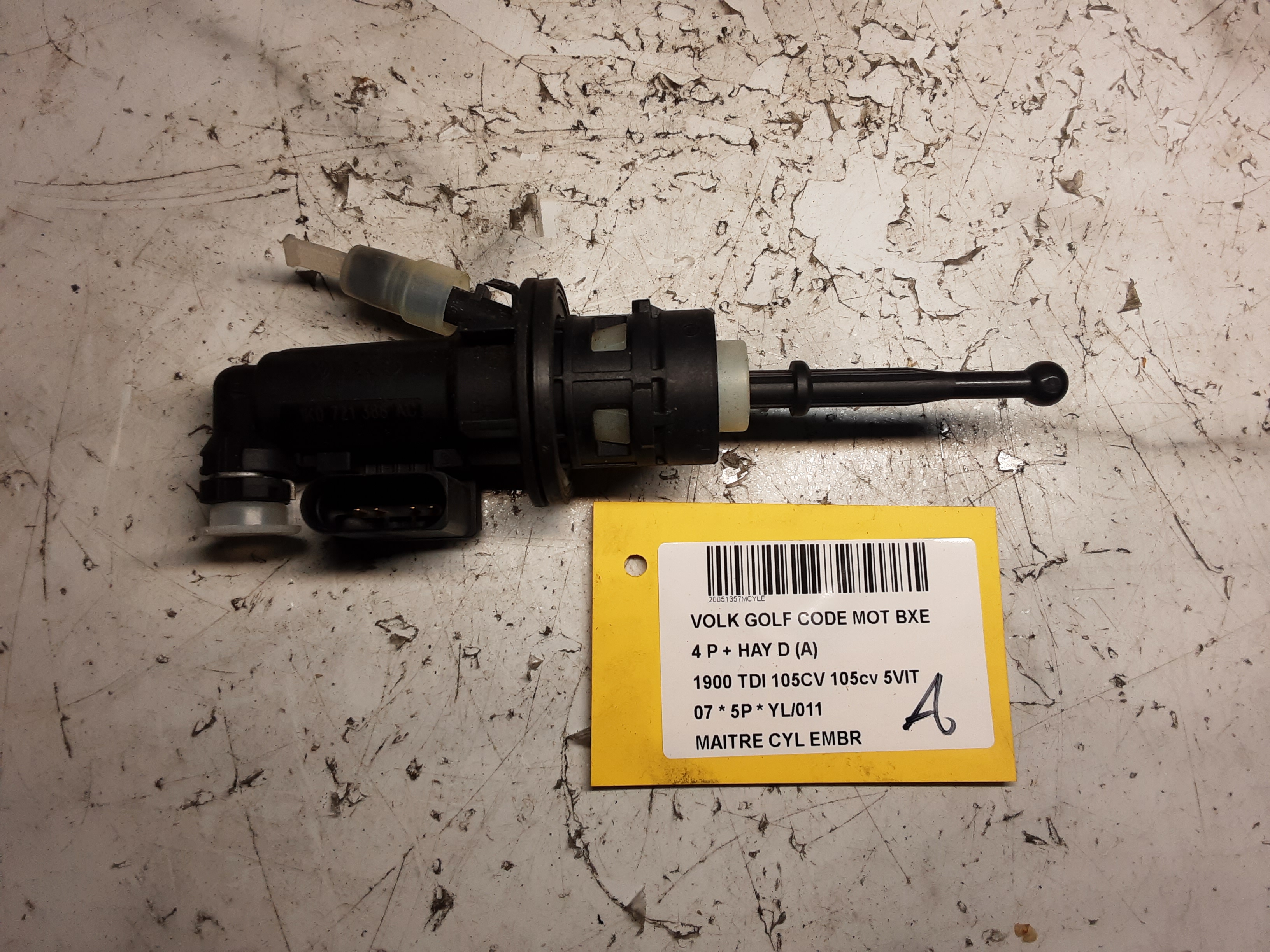 HOOFDREMCILINDER KOPPELING Vw GOLF V 11/03 - 08