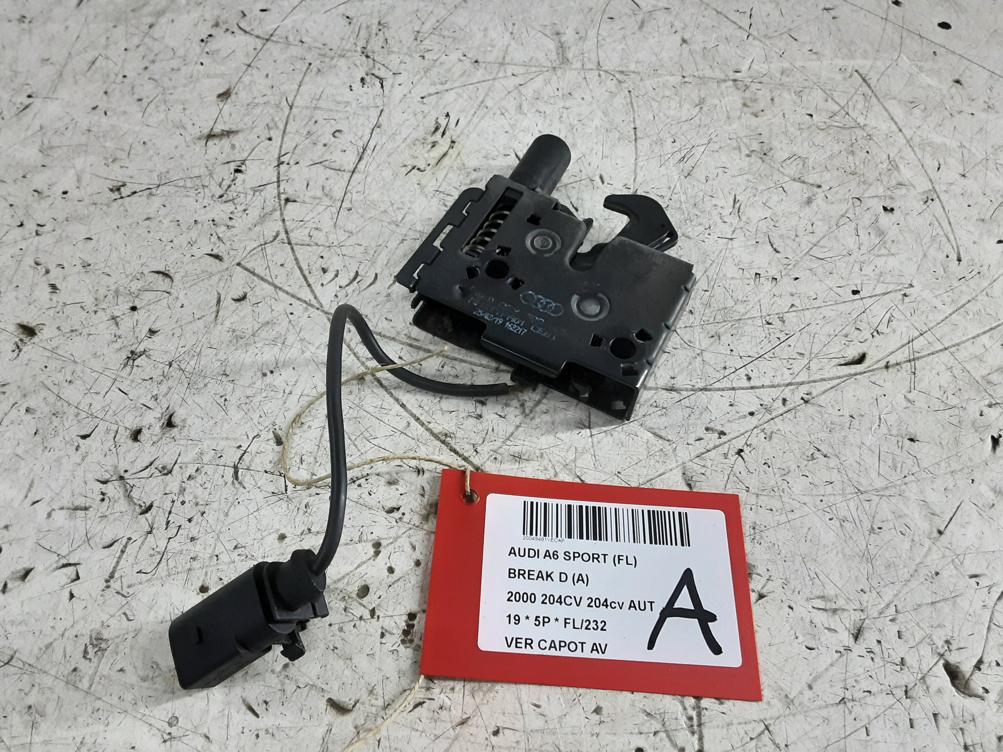 DRUKVEER MOTORKAP Audi A6 6/18+