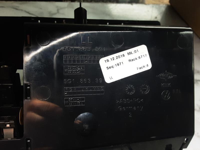 MIDDENCONSOLE Vw GOLF VII 11/12 - 17