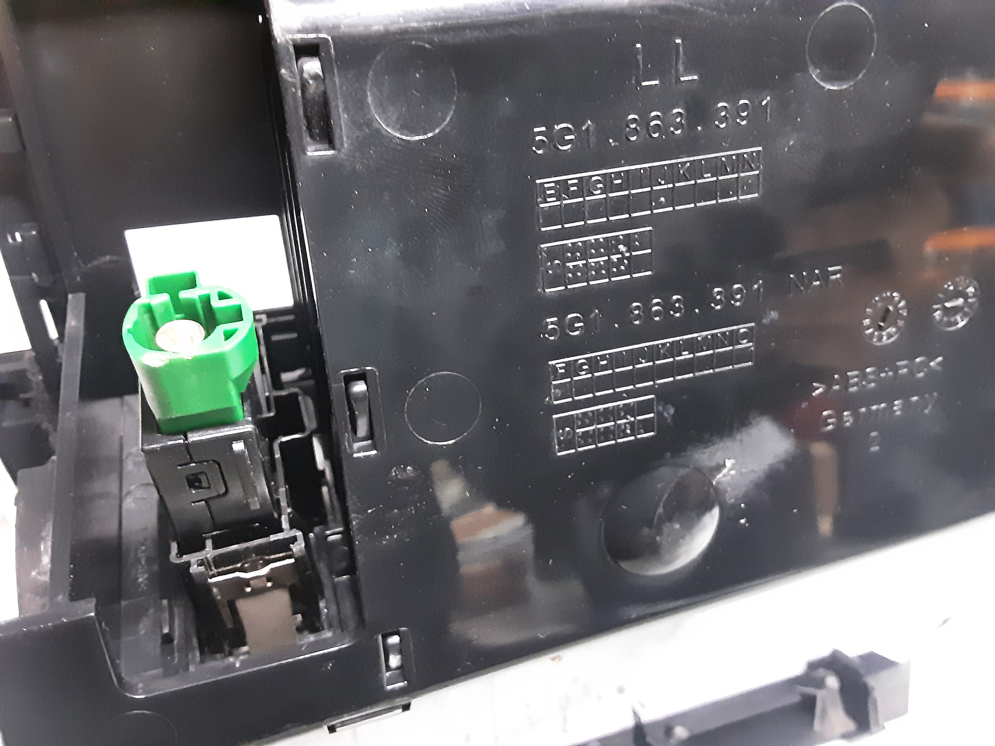 CONSOLE CENTRALE Vw GOLF VII 11/12 - 17