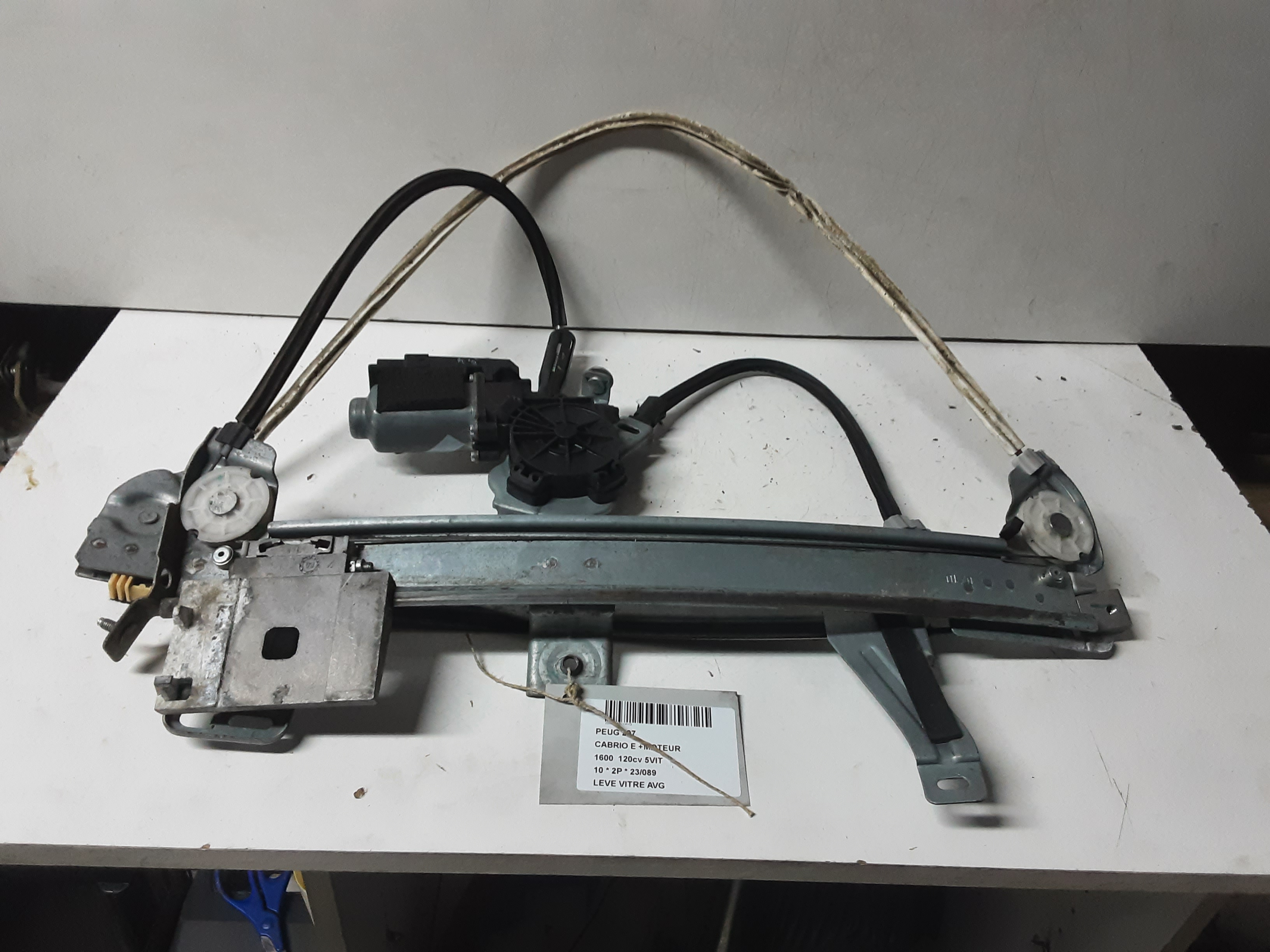 RUITMECHANISME VOOR LINKS Peugeot 207 CC