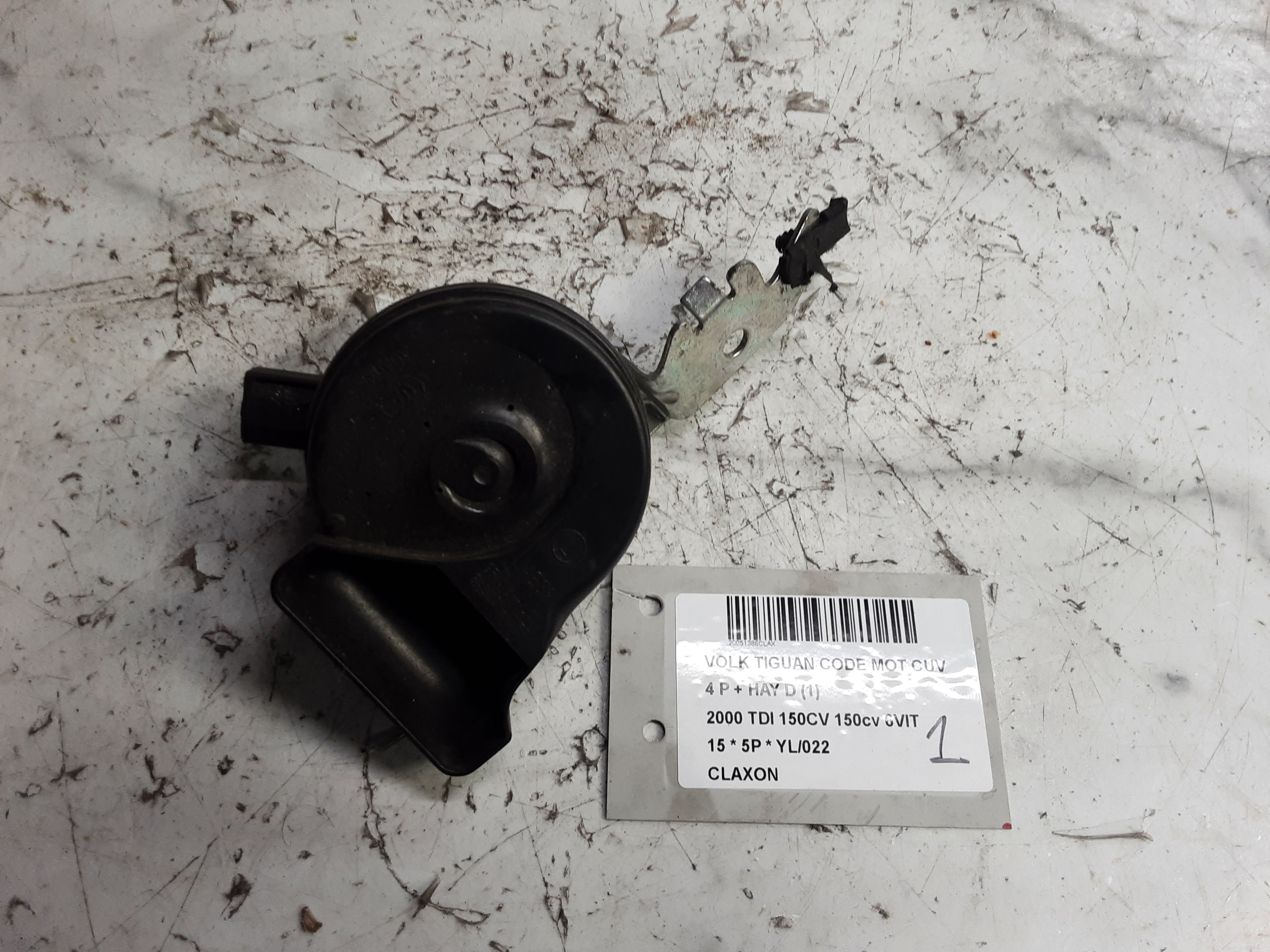 KLAXON Vw TIGUAN (2) 07/11 - 16