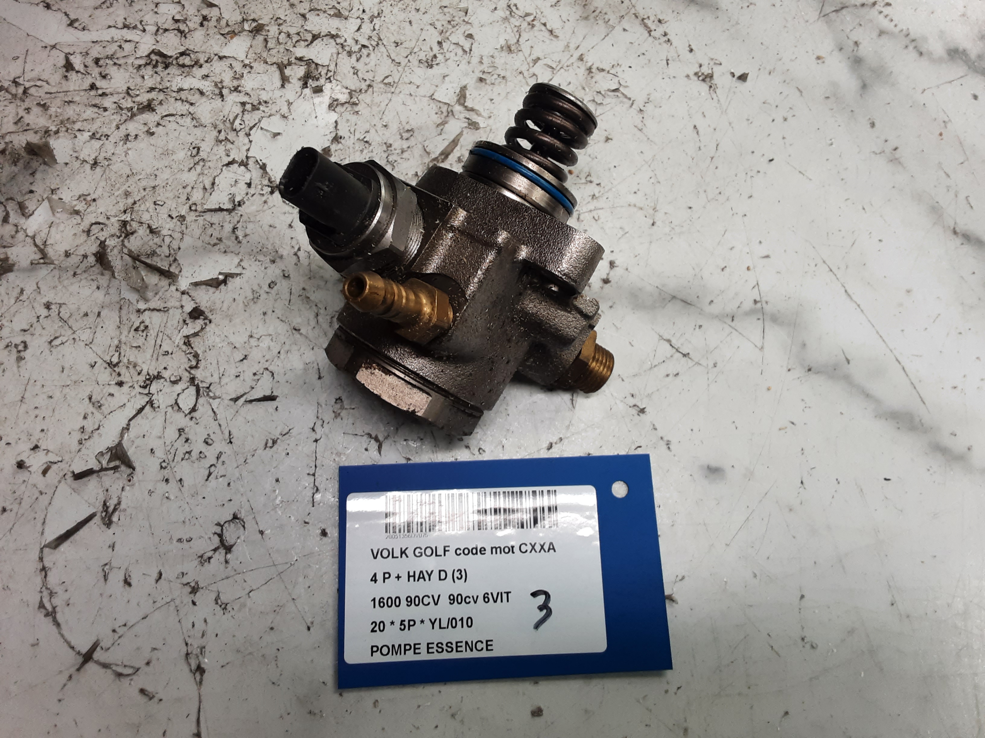BENZINE POMP Vw GOLF VII 1/17 - 2/20 FaceLift