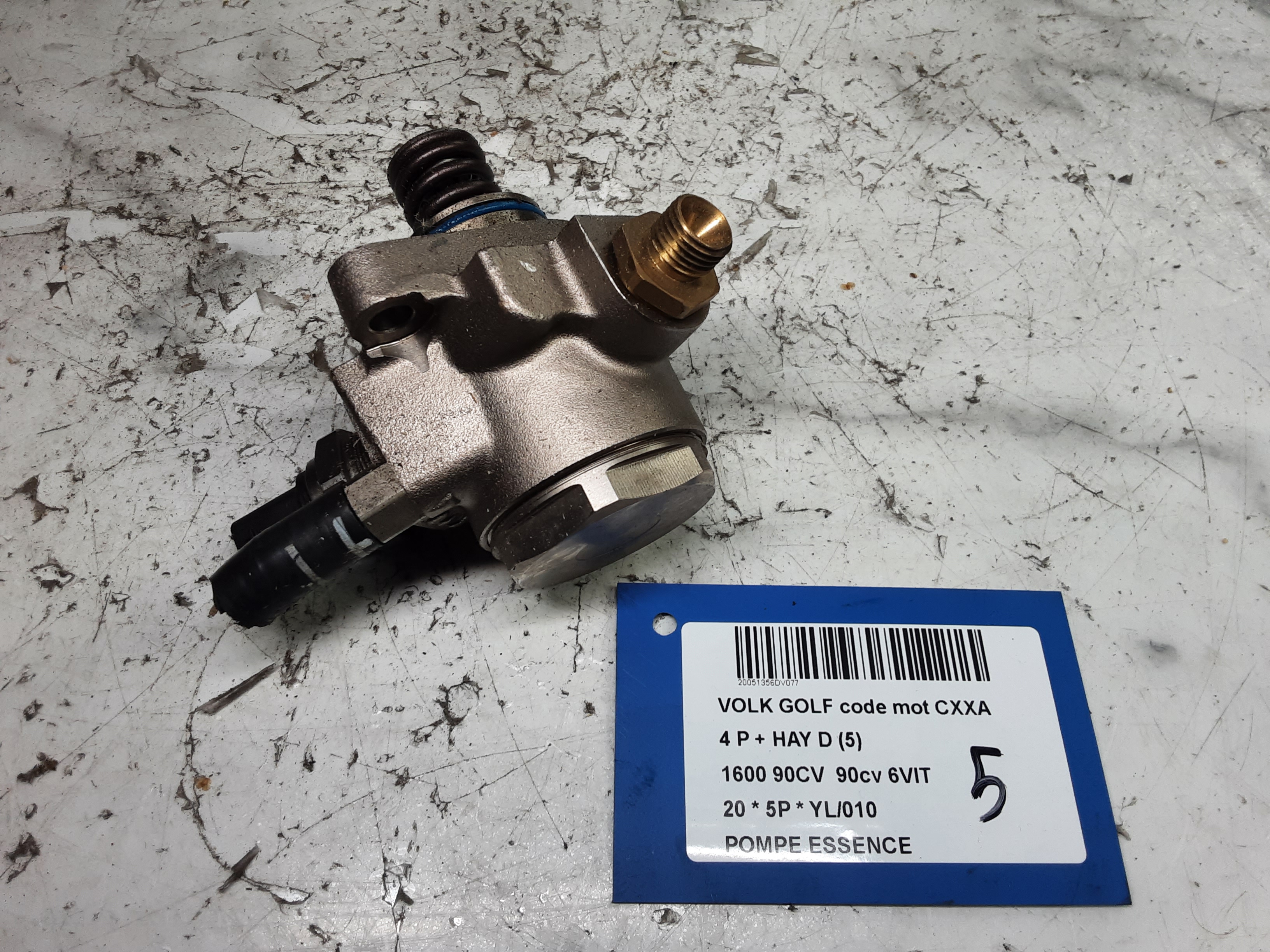 BENZINE POMP Vw GOLF VII 1/17 - 2/20 FaceLift