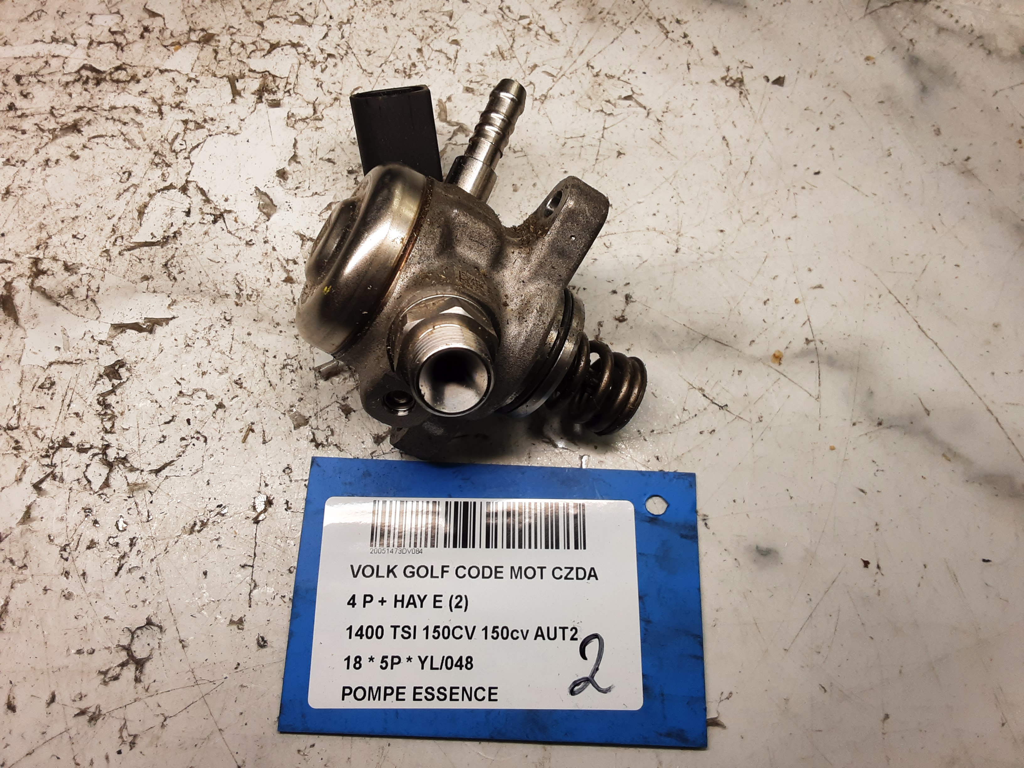 POMPE A ESSENCE Vw GOLF VII 1/17 - 2/20 FaceLift
