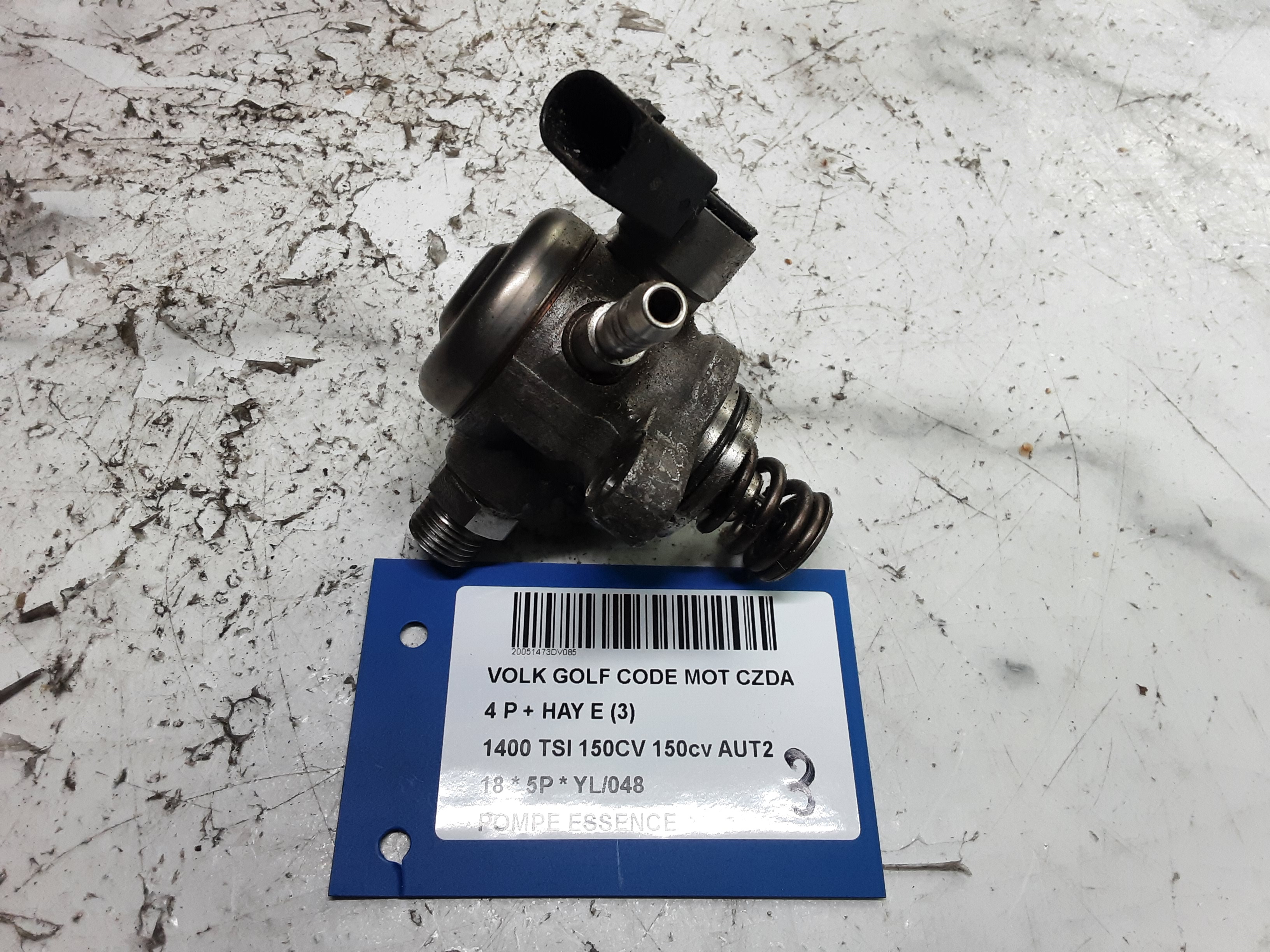 POMPE A ESSENCE Vw GOLF VII 1/17 - 2/20 FaceLift