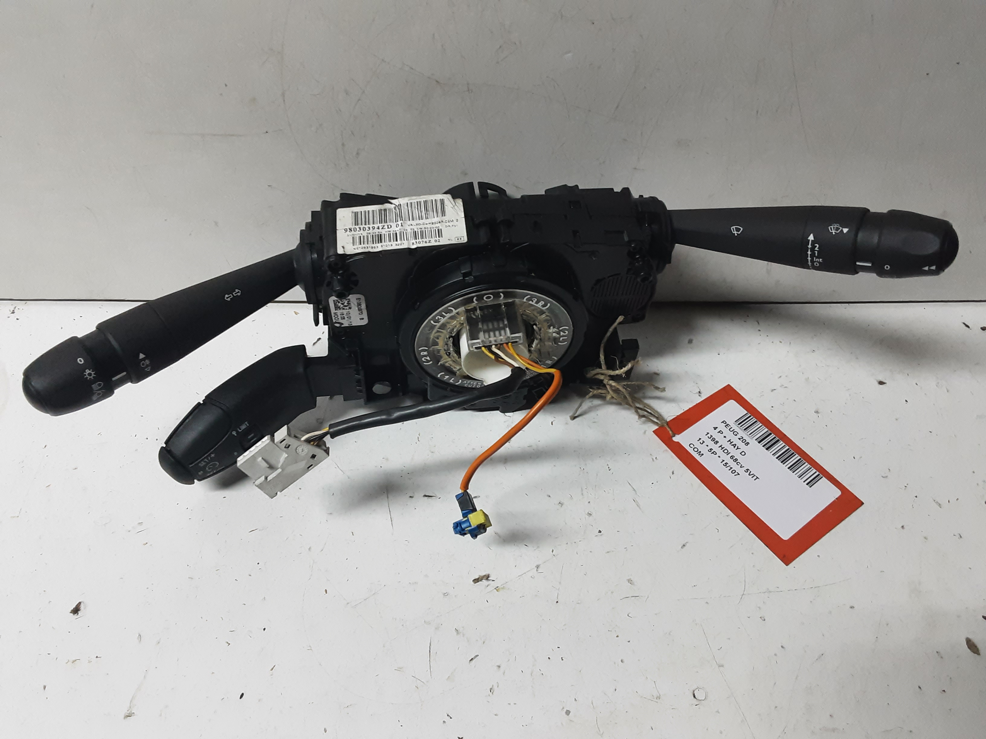 SCHAKELAAR Peugeot 208 3/12 - 7/15
