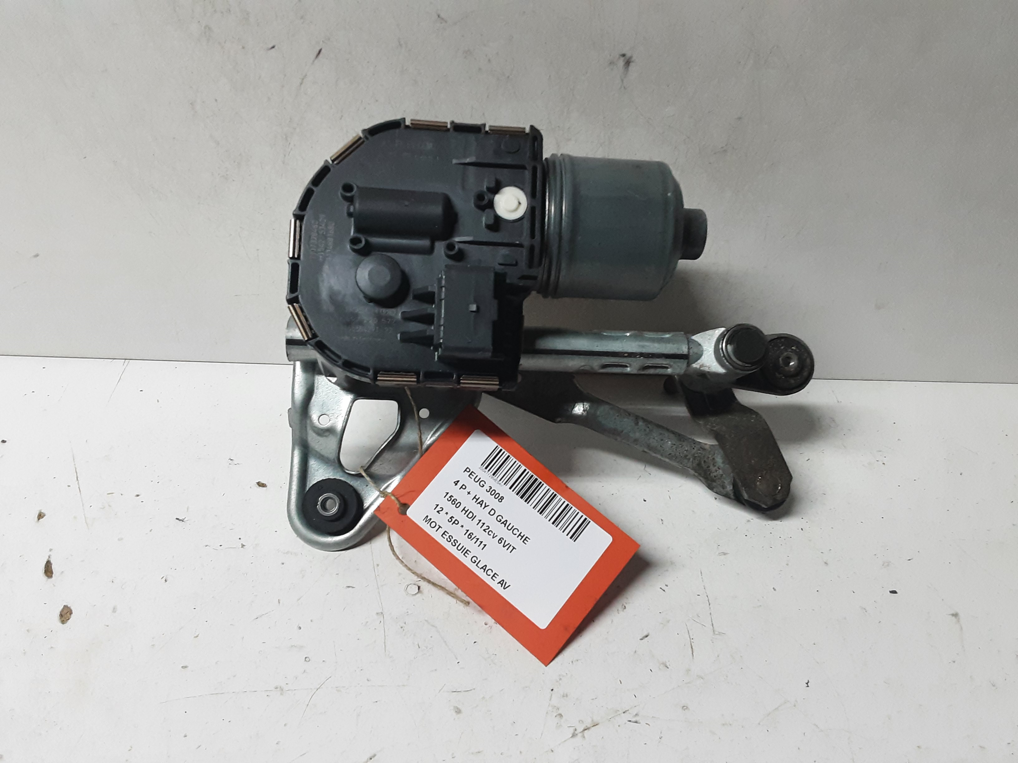 MOTOR RUITENWISSERS VOOR Peugeot 3008 (1) 6/09 - 16