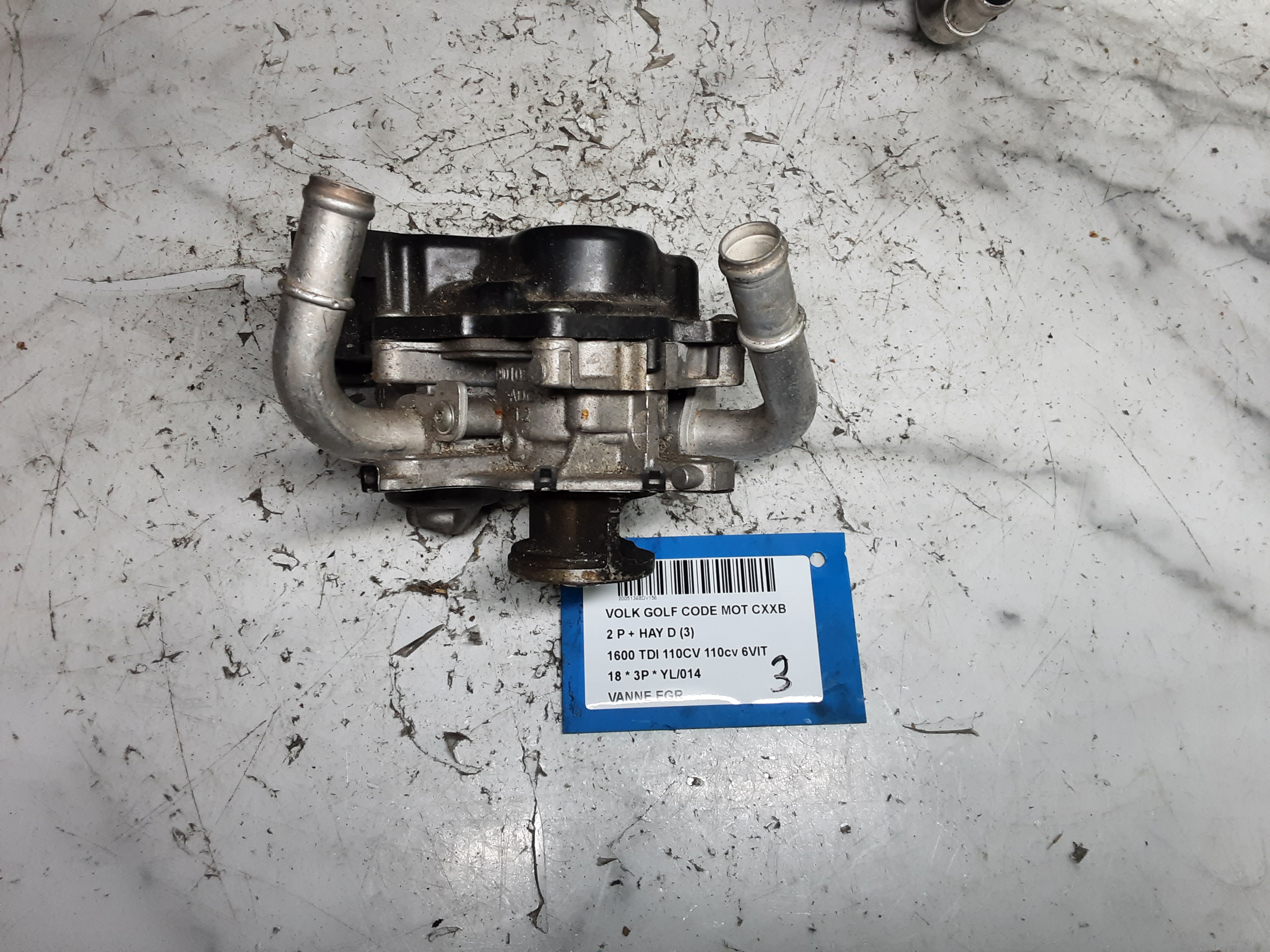 EGR KLEP Vw GOLF VII 1/17 - 2/20 FaceLift