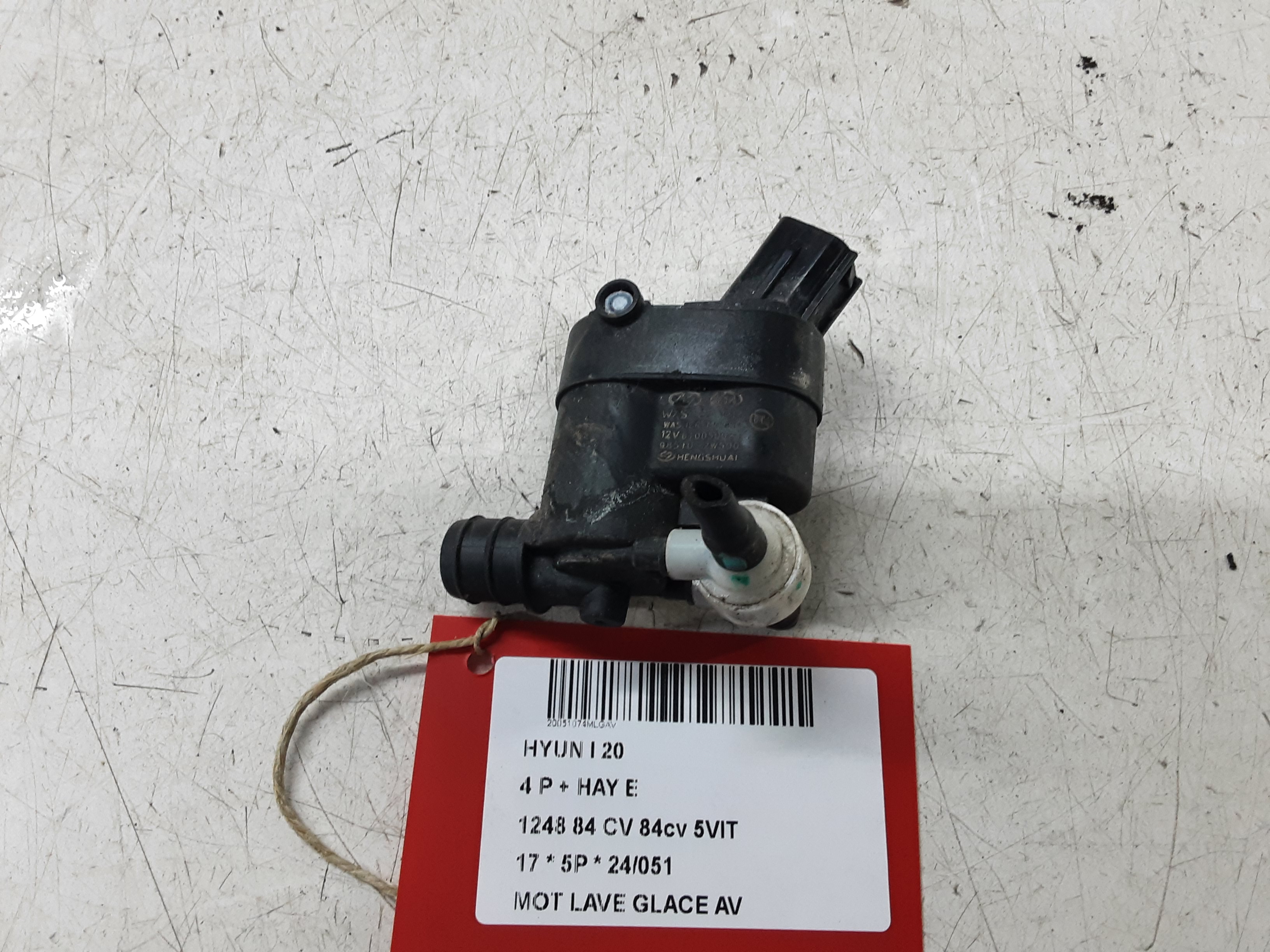 MOTOR RUITENWASSERS VOOR Hyundai I20 (3) 01/15 - 8/18