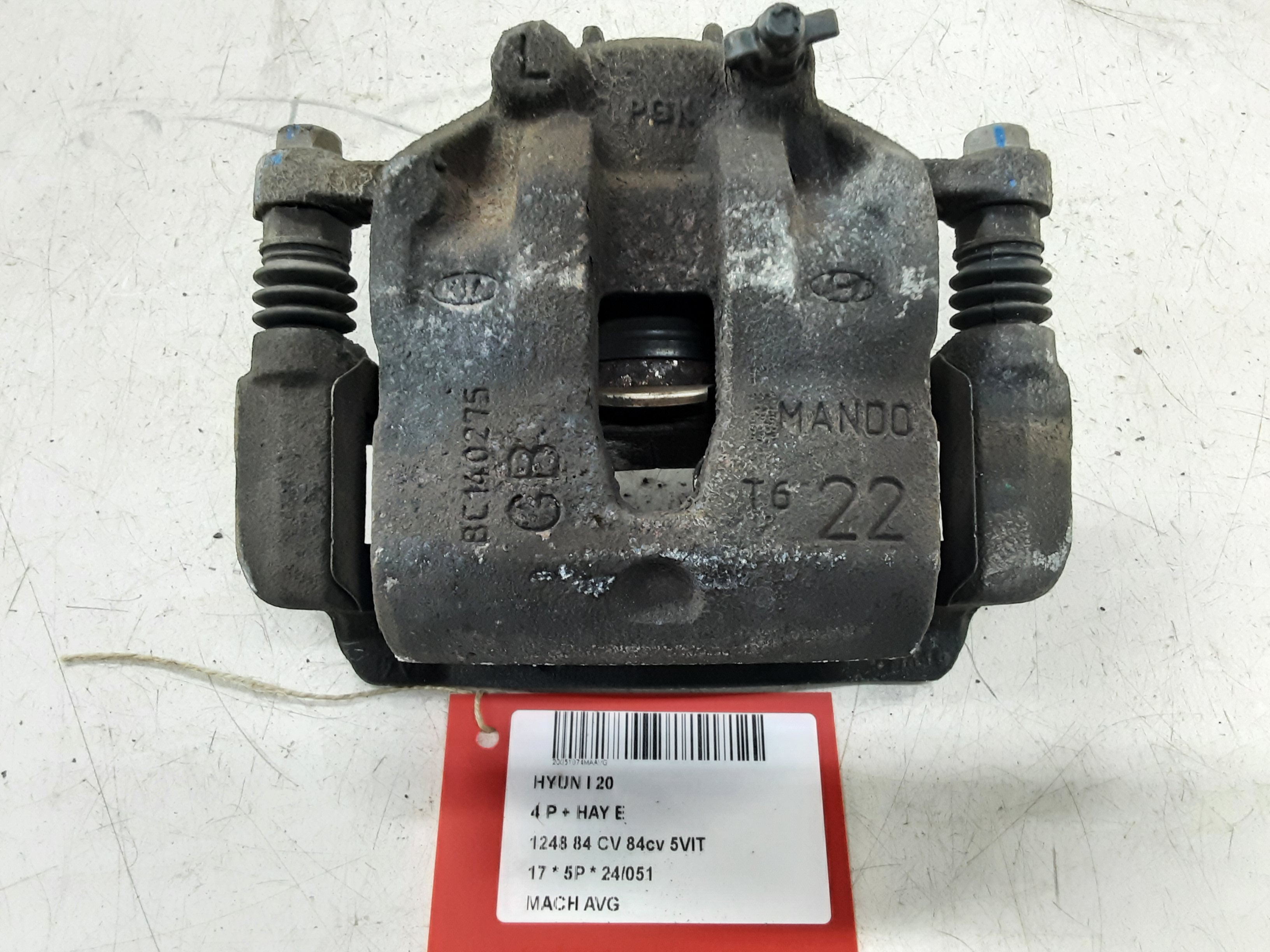 REMKLAUW VOOR LINKS Hyundai I20 (3) 01/15 - 8/18