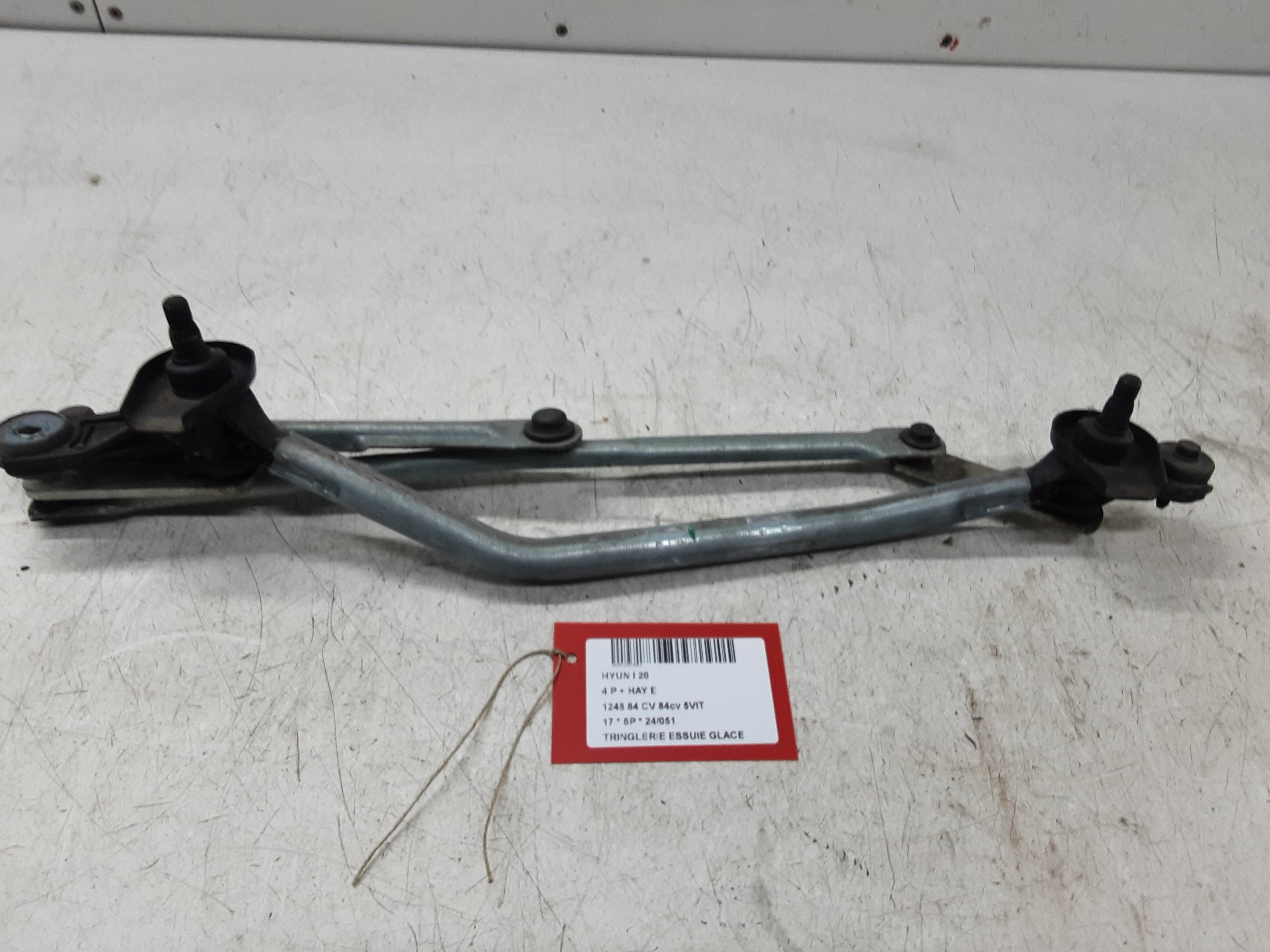 RUITENWISSER MECHANISME Hyundai I20 (3) 01/15 - 8/18