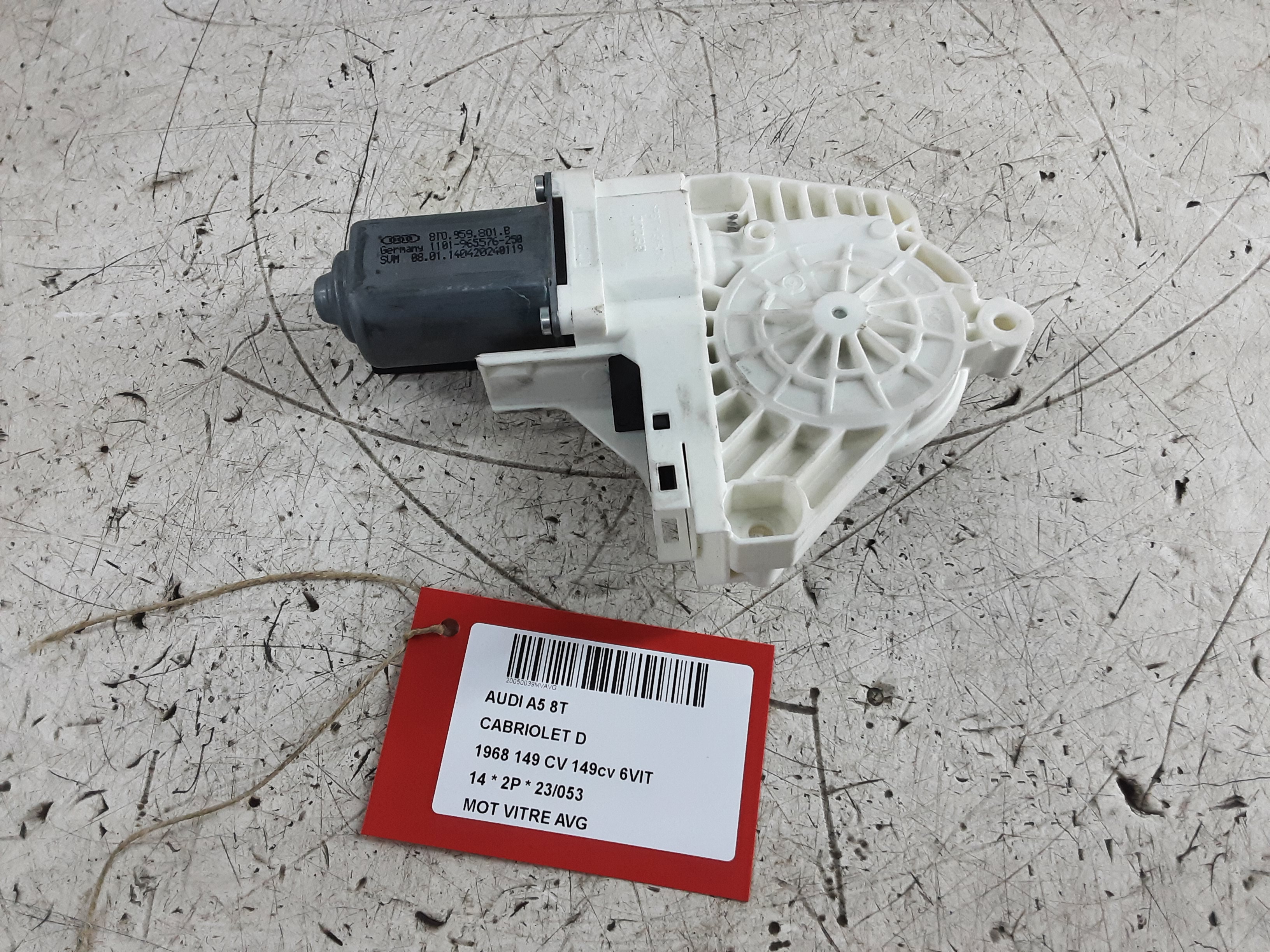 MOTOR RUITMECHANISME VOOR LINKS Audi A5 CABRIO 8/11 - 12/16