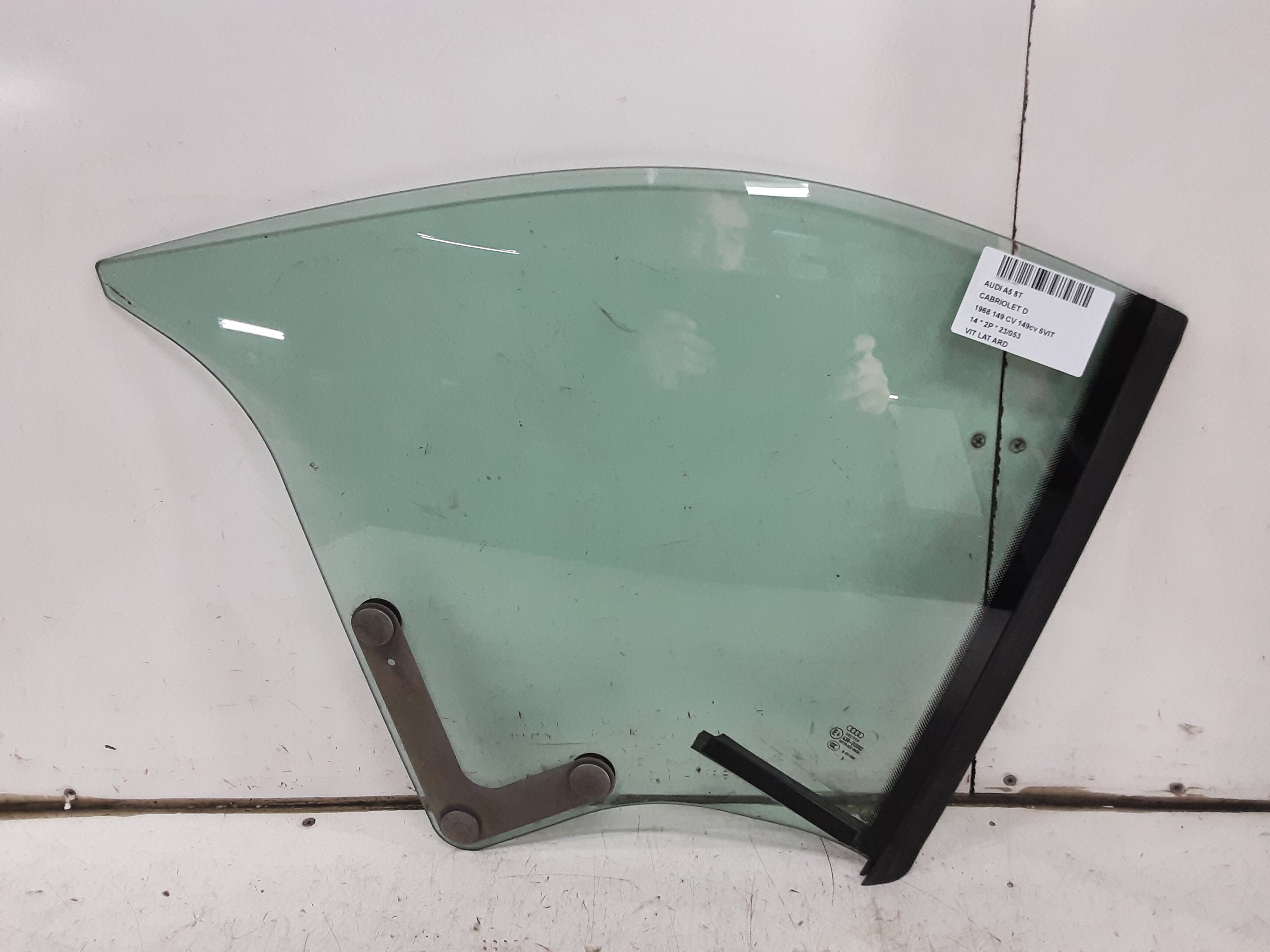 RIGHT REAR WINDOW Audi A5 CABRIO 8/11 - 12/16