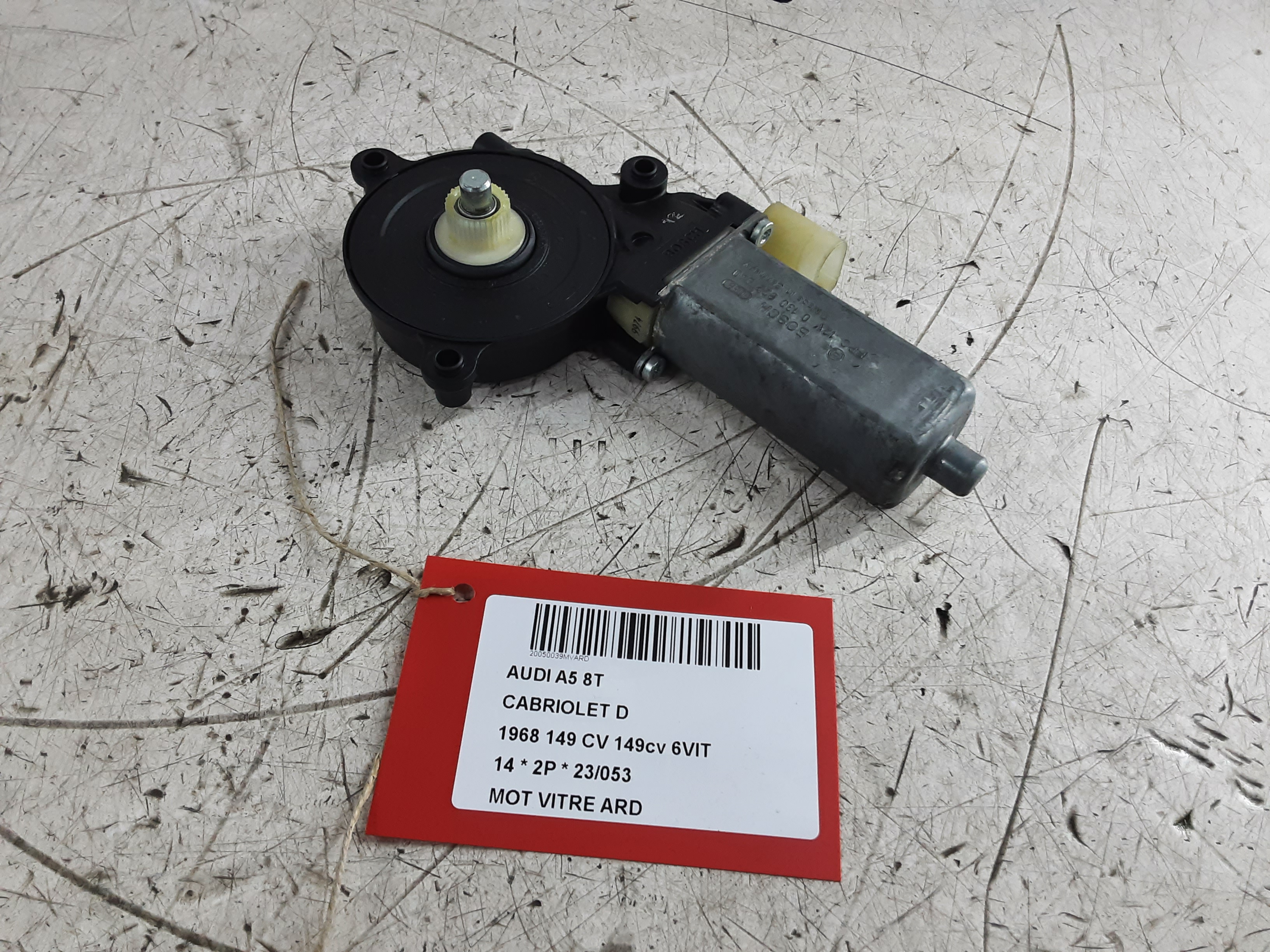 MOTOR RUITMECHANISME ACHTER RECHTS Audi A5 CABRIO 8/11 - 12/16