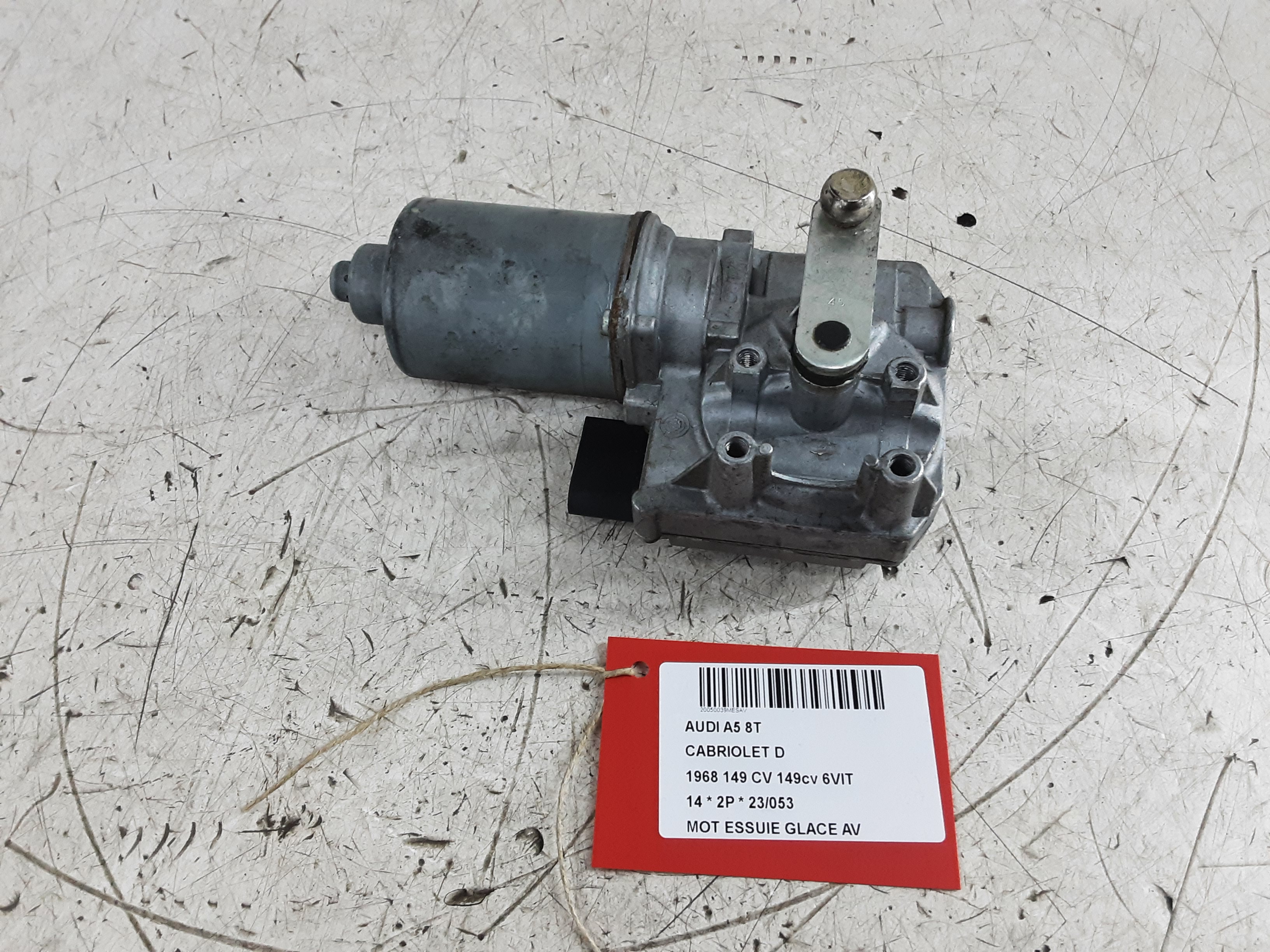 MOTOR RUITENWISSERS VOOR Audi A5 CABRIO 8/11 - 12/16