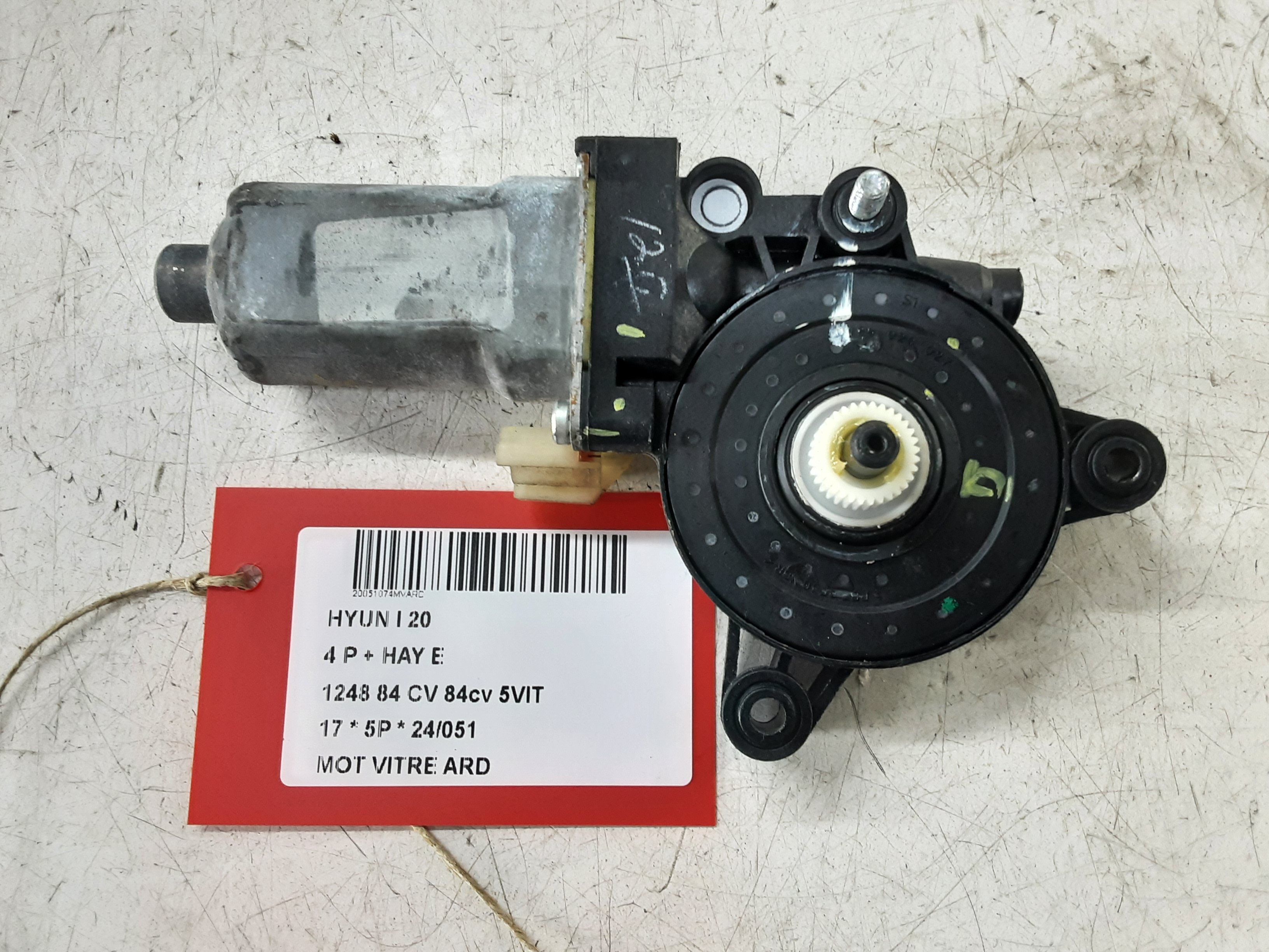 MOTOR RUITMECHANISME ACHTER RECHTS Hyundai I20 (3) 01/15 - 8/18