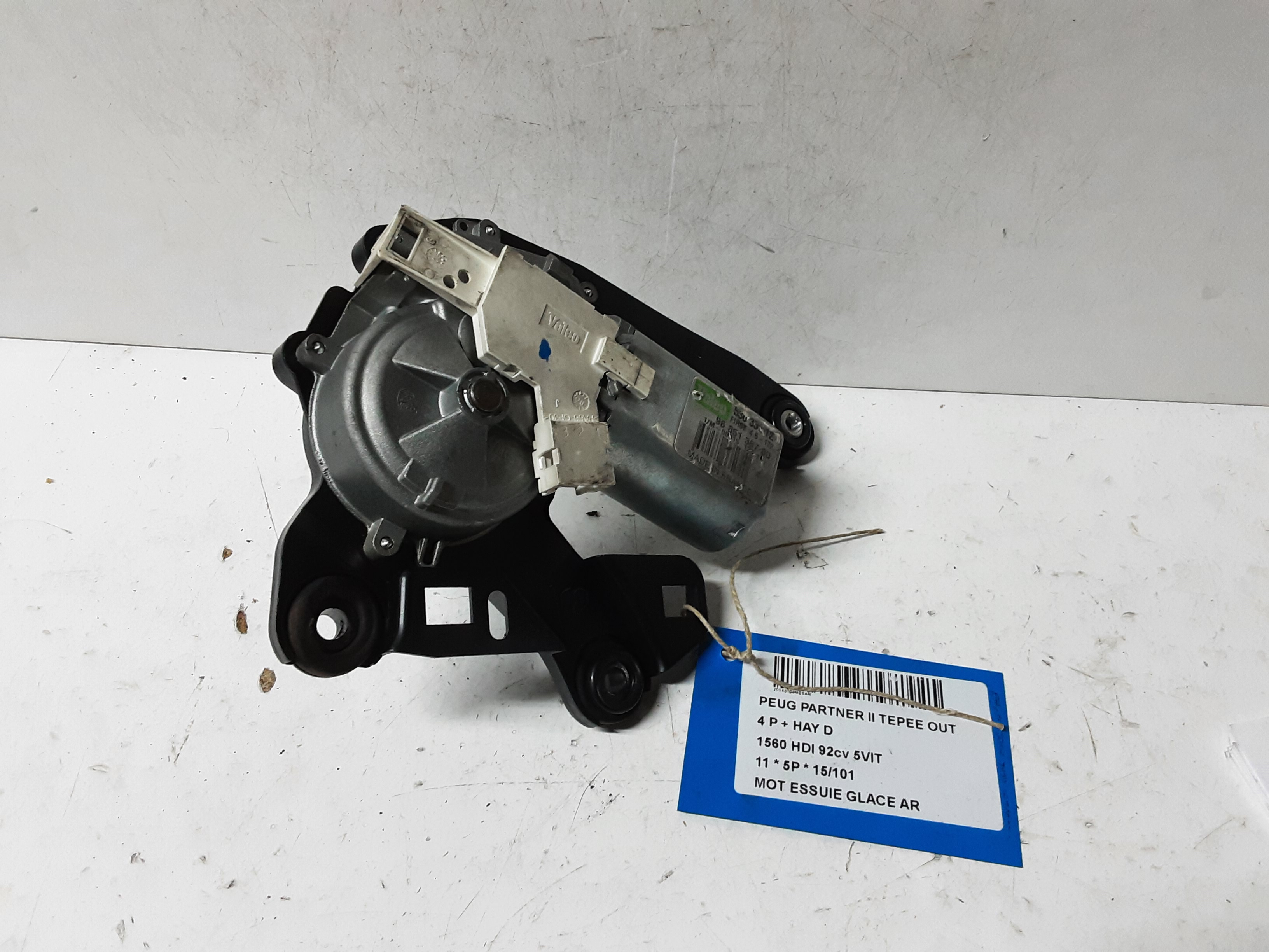 RUITENWISSERMOTOR ACHTER Peugeot PARTNER 08 - 18