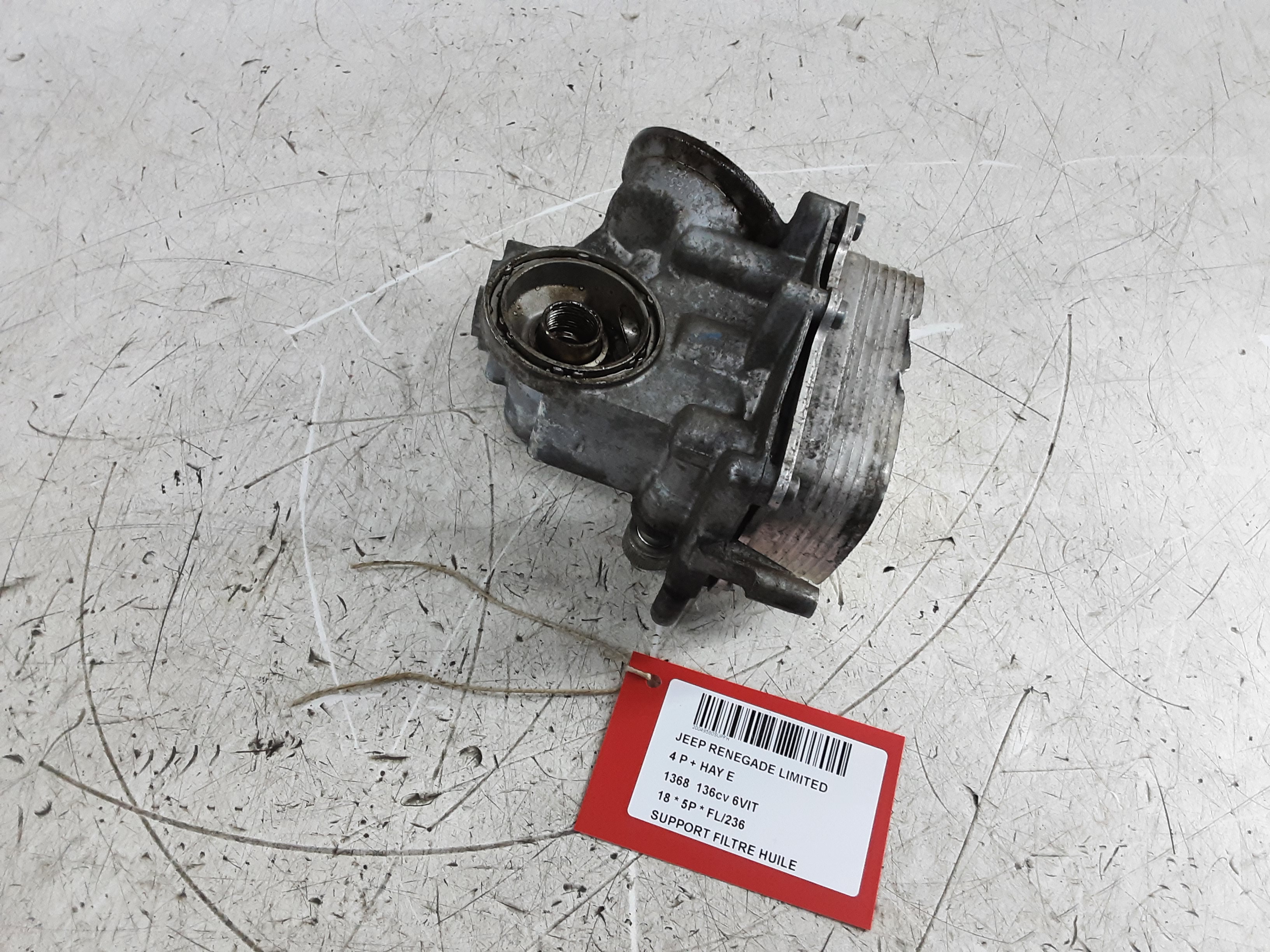 SUPPORT-FILTRE A HUILE Jeep RENEGADE (1) 7/14 - 9/2018