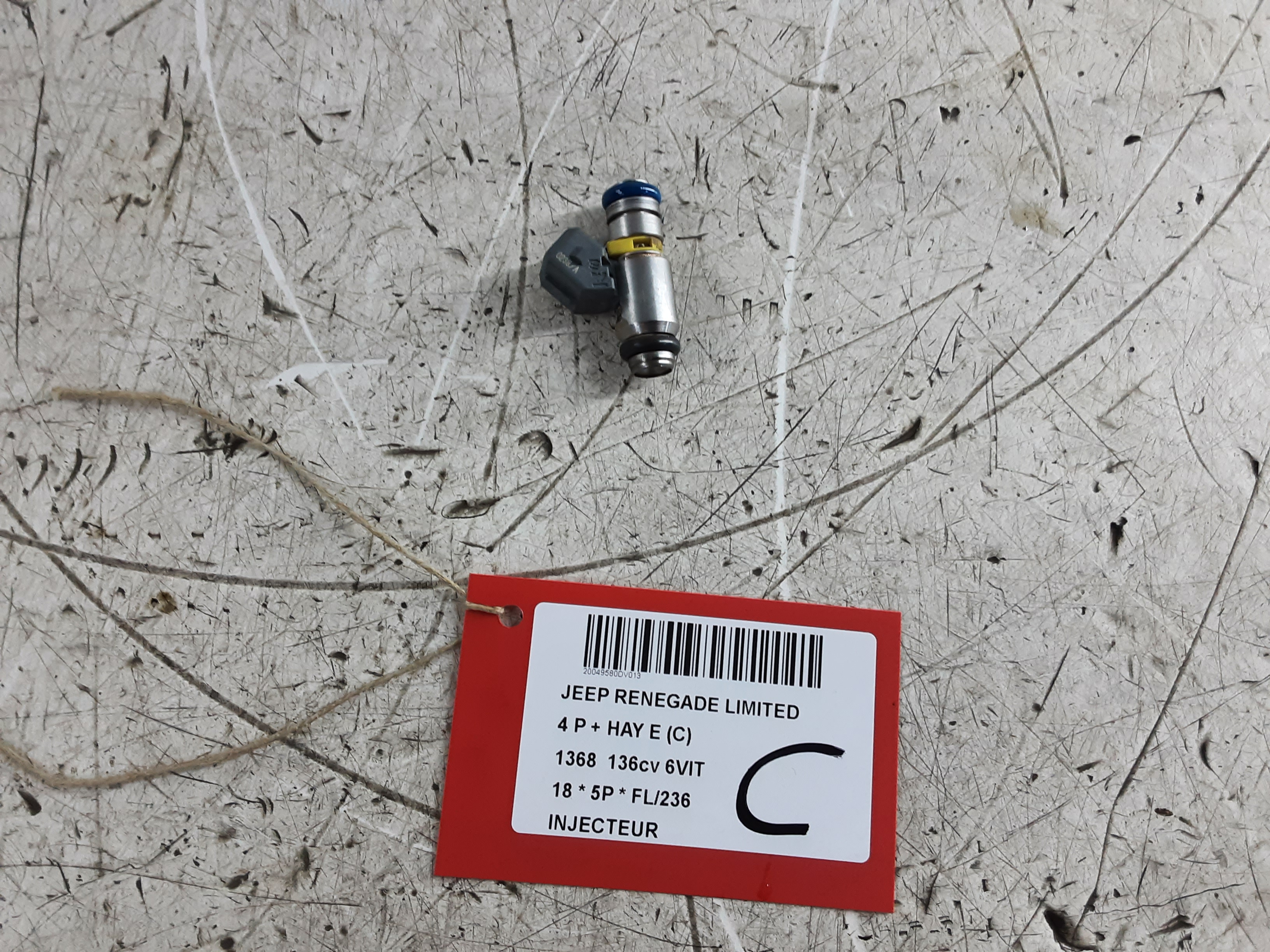 INJECTEUR Jeep RENEGADE (1) 7/14 - 9/2018