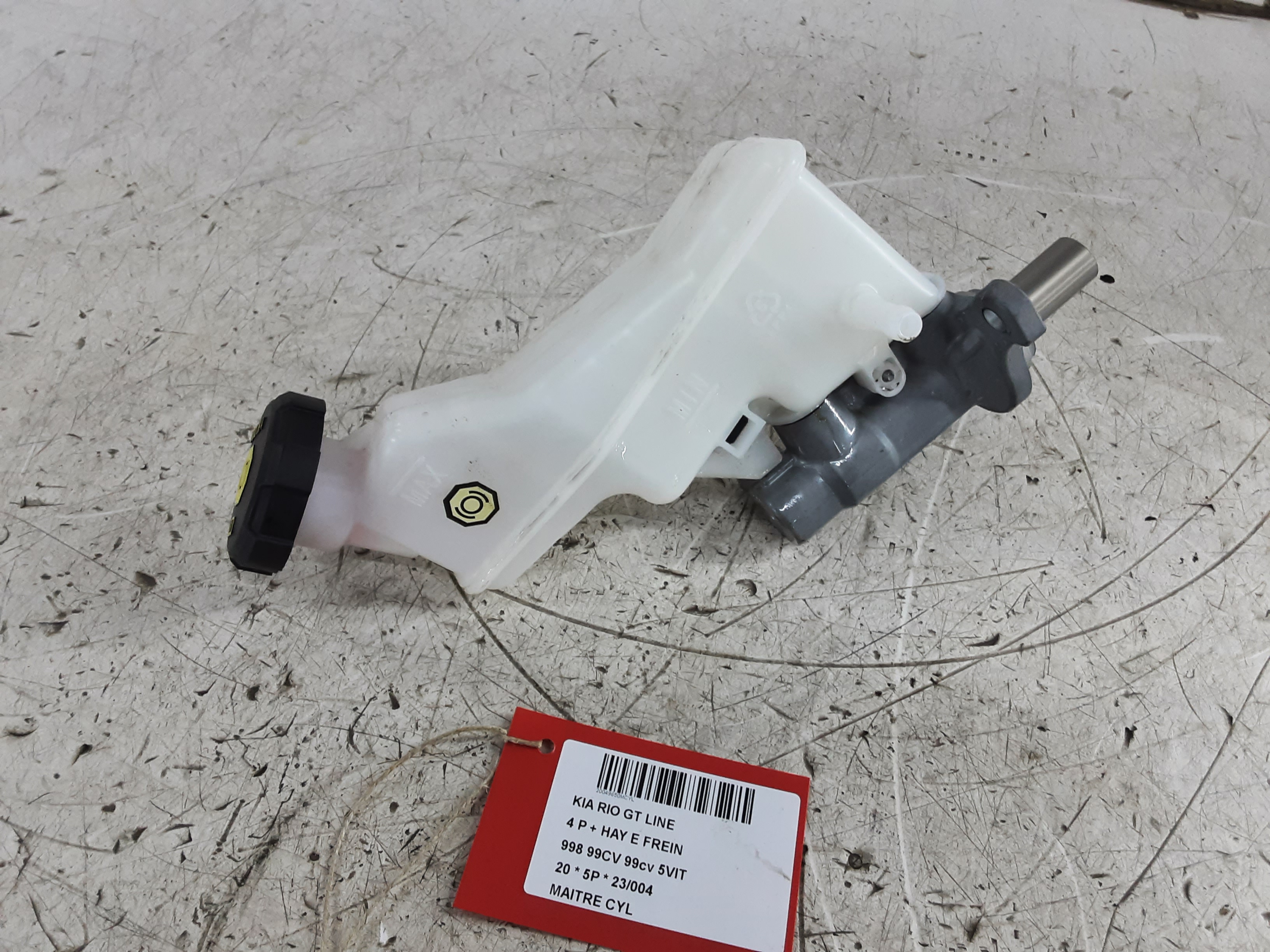 MAÎTRE CYLINDRE Kia RIO 01/17+ MAÎTRE CYLINDRE Kia RIO 01/17+