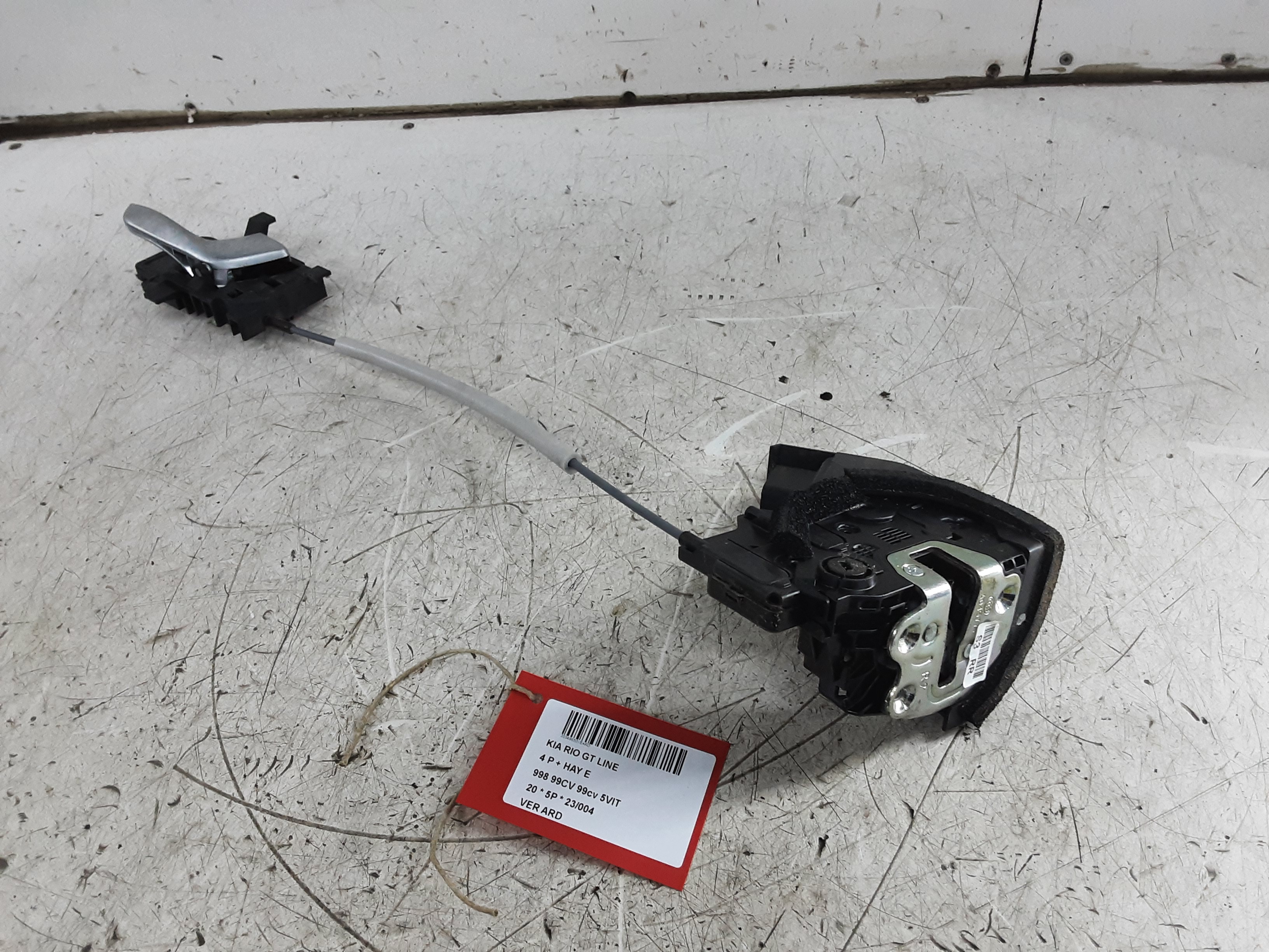 VERGRENDELING ACHTER RECHTS Kia RIO 01/17+ VERGRENDELING ACHTER RECHTS Kia RIO 01/17+