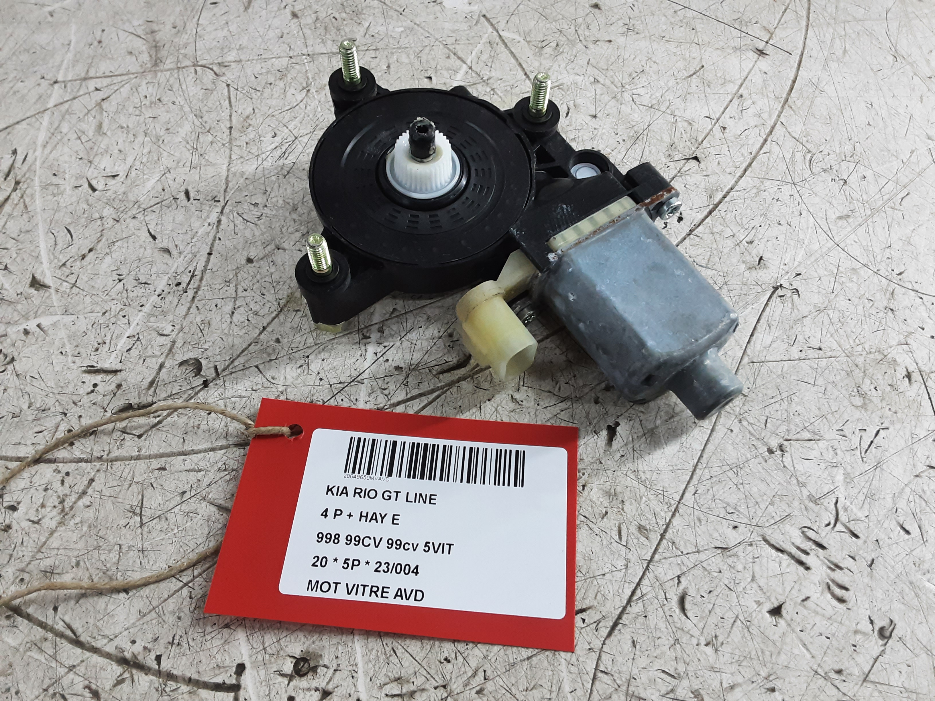MOTOR RUITMECHANISME VOOR RECHTS Kia RIO 01/17+ MOTOR RUITMECHANISME VOOR RECHTS Kia RIO 01/17+