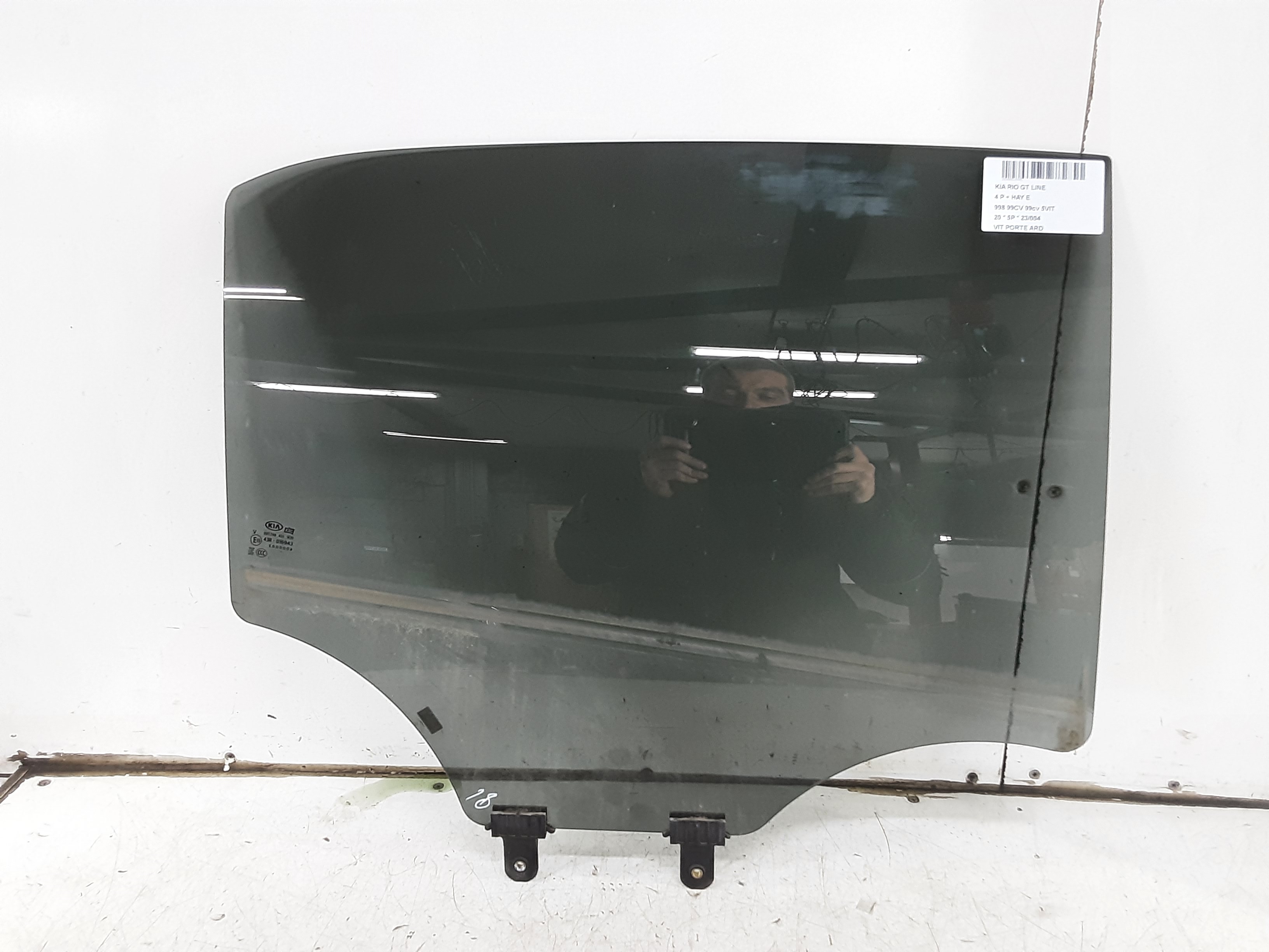 RIGHT REAR DOOR WINDOW Kia RIO 01/17+ RIGHT REAR DOOR WINDOW Kia RIO 01/17+