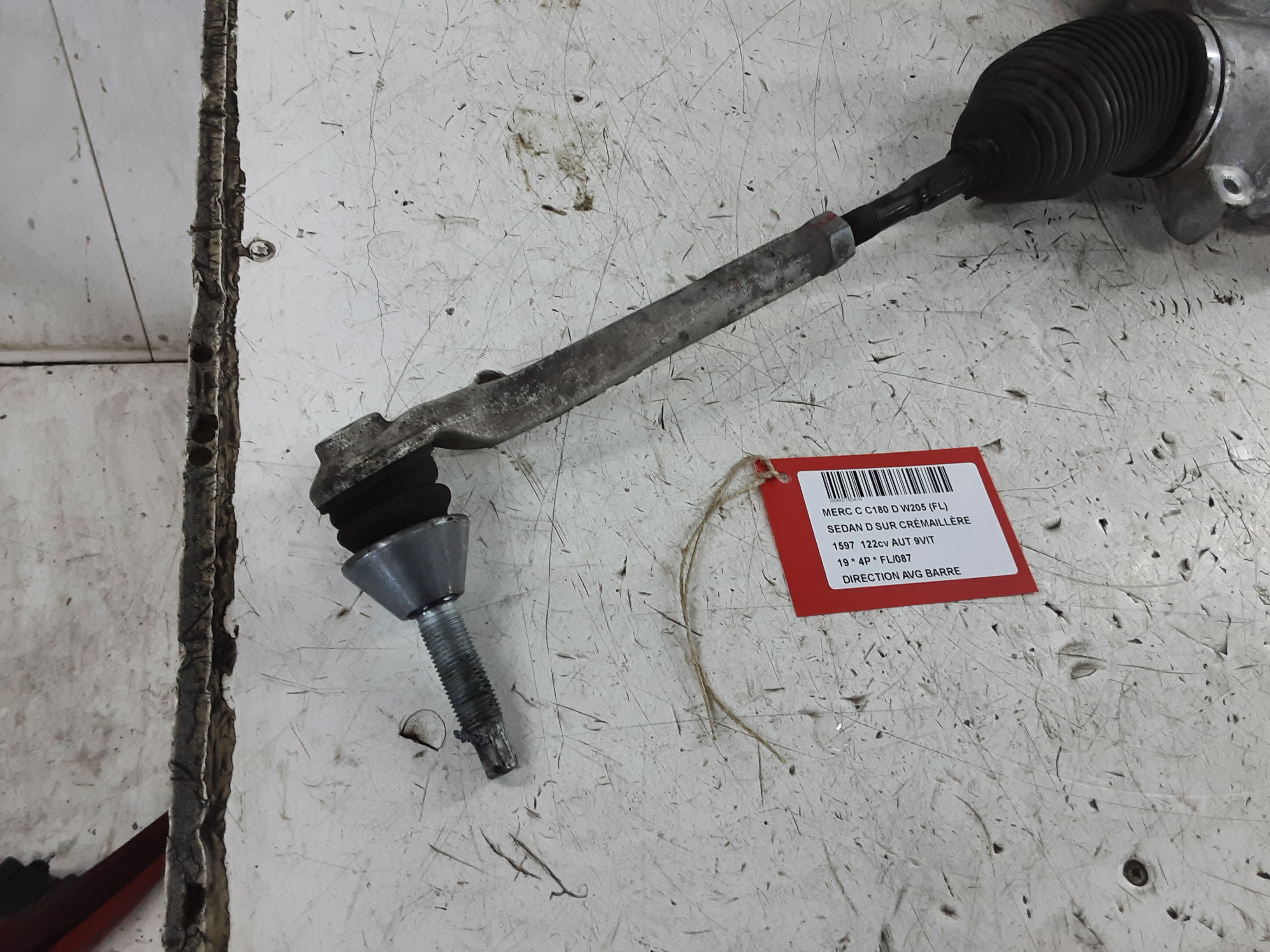 SPOORSTANG RECHTS VOOR Mercedes-Benz C W205 7/18&gt;21