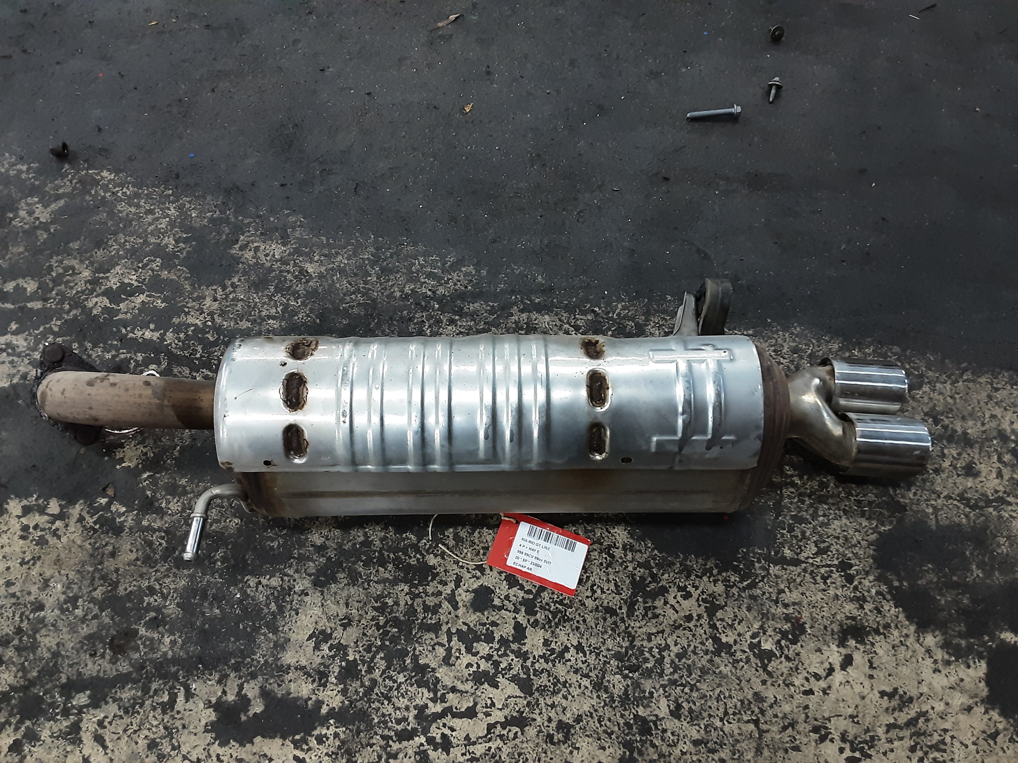 ECHAPPEMENT ARRIERE Kia RIO 01/17+