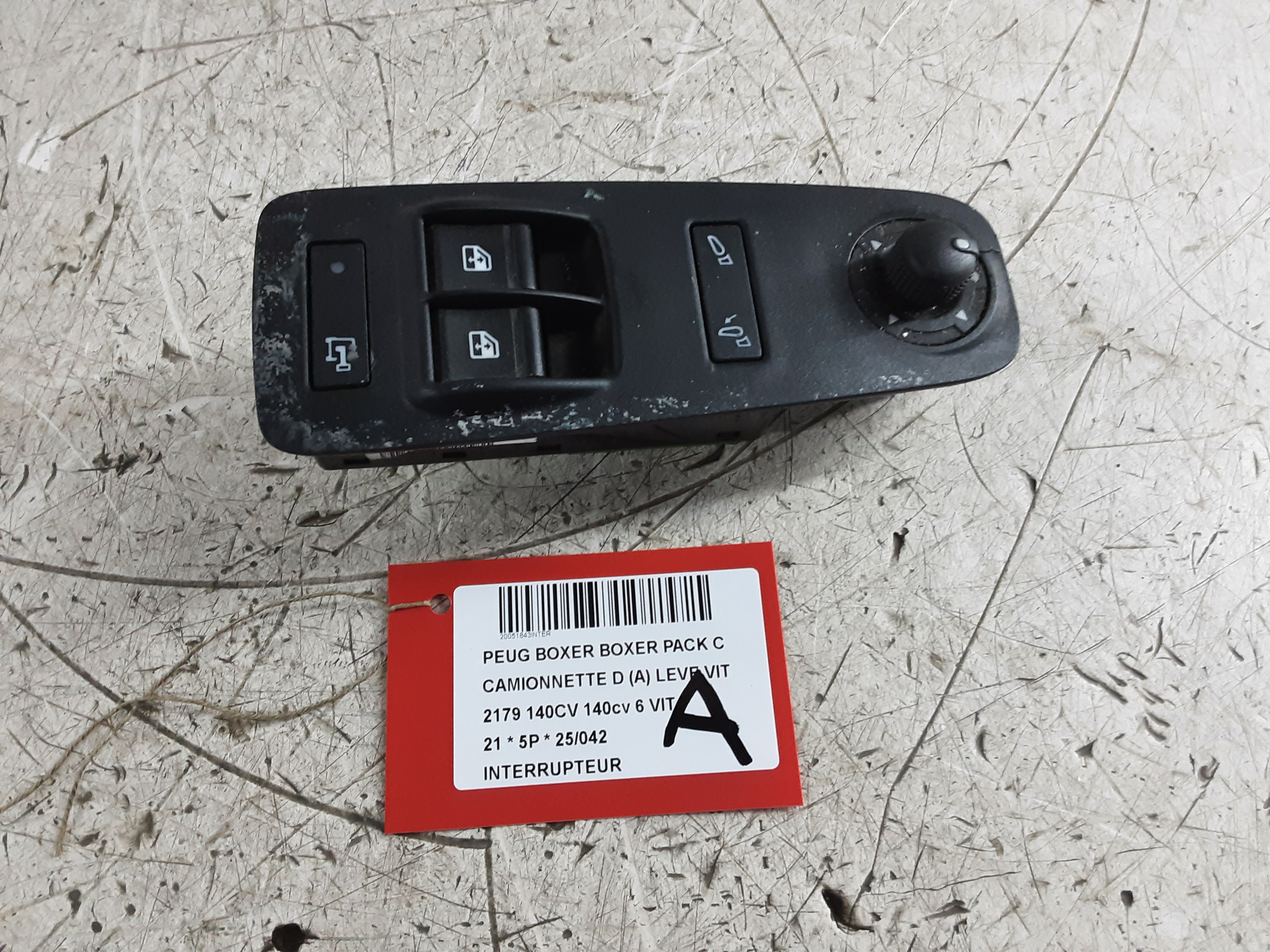 INTERRUPTEUR Peugeot BOXER 14+